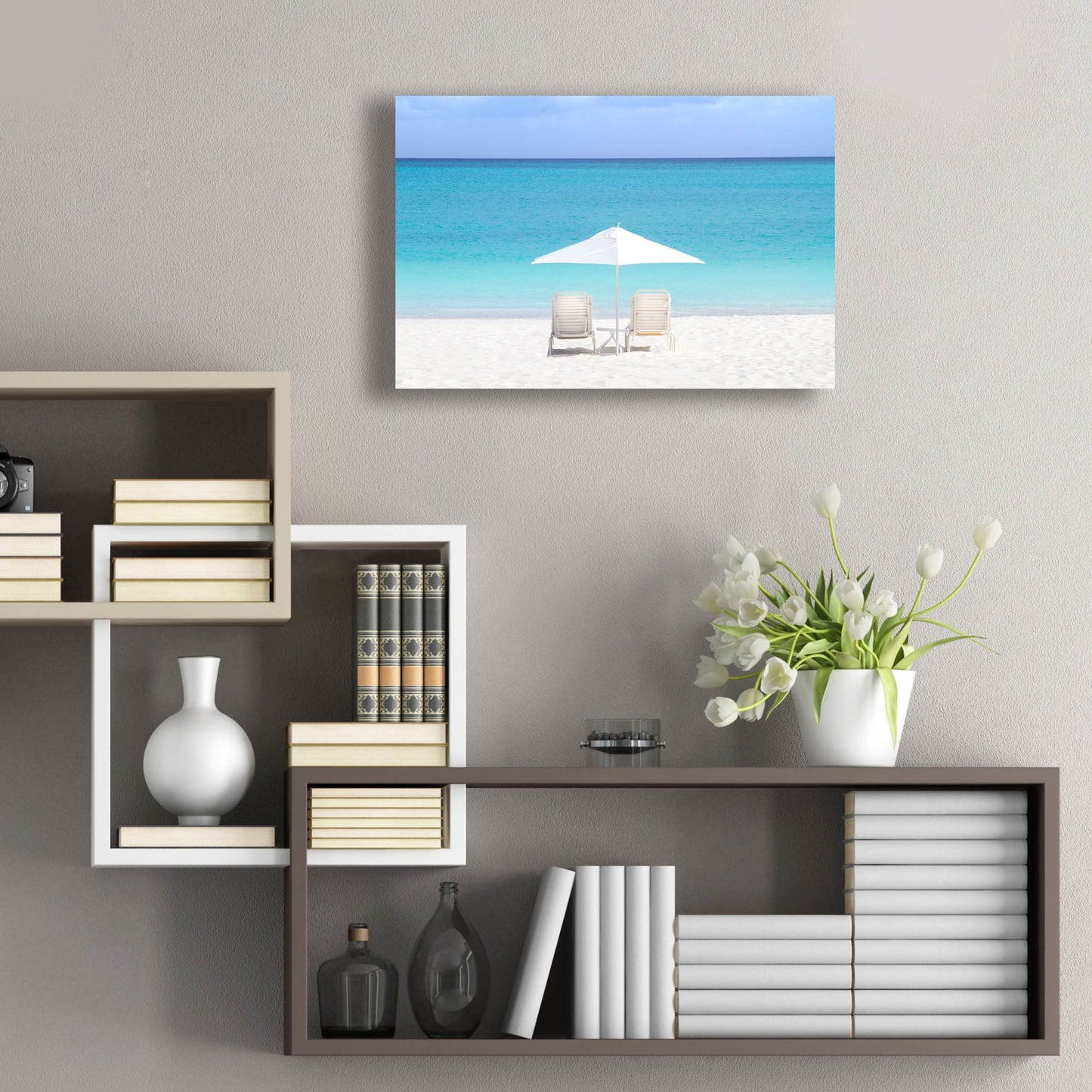 Epic Art 'Turks And Caicos Island' by Verne Varona, Acrylic Glass Wall Art,24x16