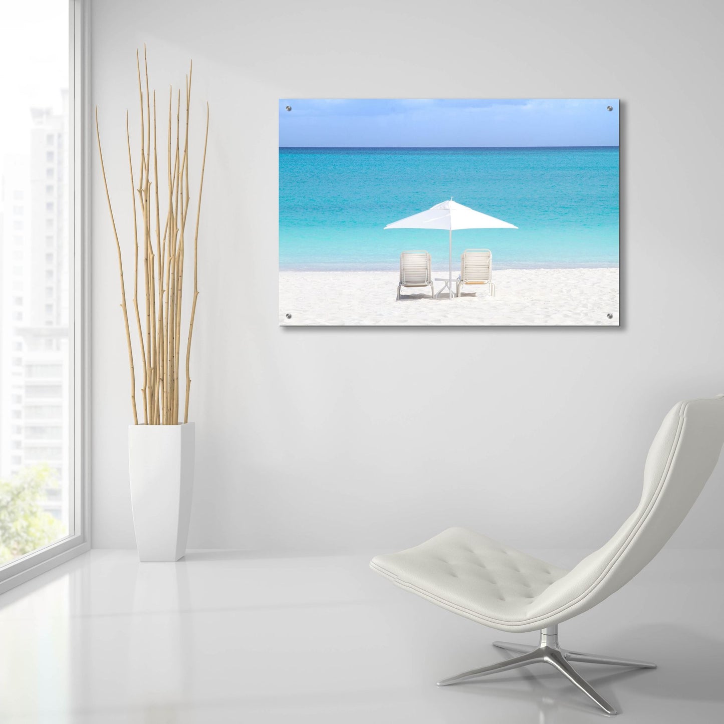 Epic Art 'Turks And Caicos Island' by Verne Varona, Acrylic Glass Wall Art,36x24