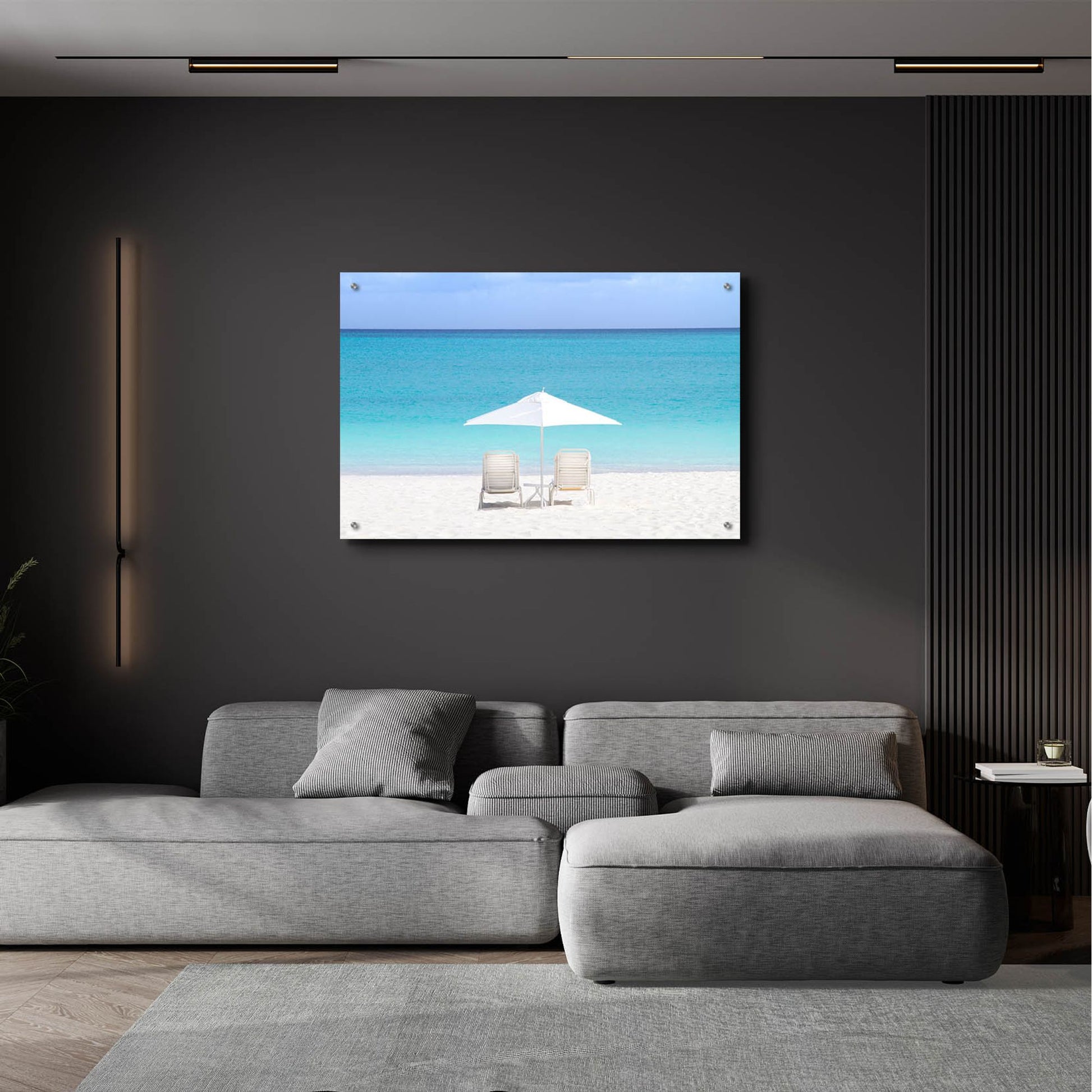 Epic Art 'Turks And Caicos Island' by Verne Varona, Acrylic Glass Wall Art,36x24