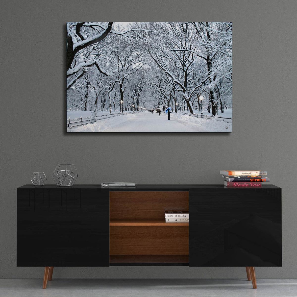 Epic Art 'White Wonder' by Verne Varona, Acrylic Glass Wall Art,36x24