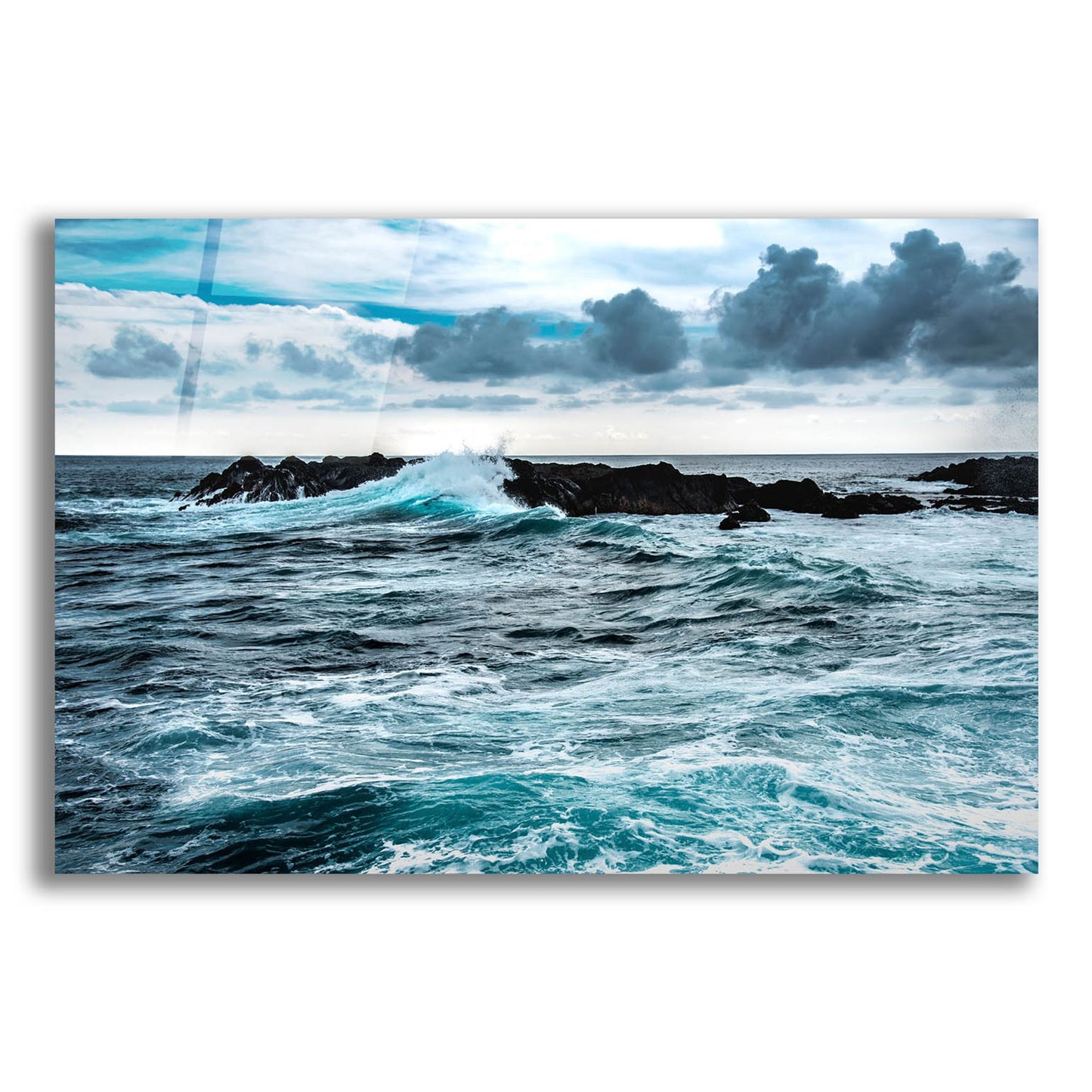 Epic Art 'Wind And Wave' by Verne Varona, Acrylic Glass Wall Art,24x16