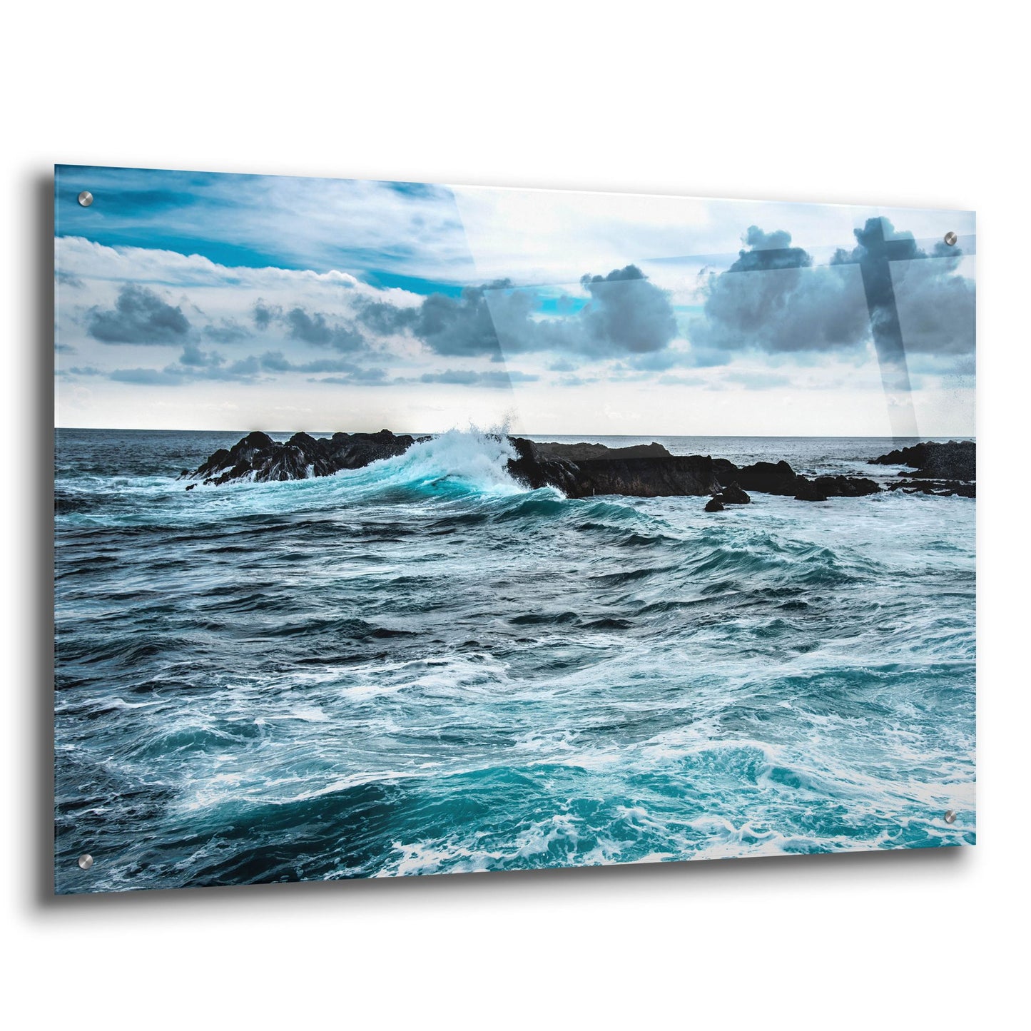 Epic Art 'Wind And Wave' by Verne Varona, Acrylic Glass Wall Art,36x24