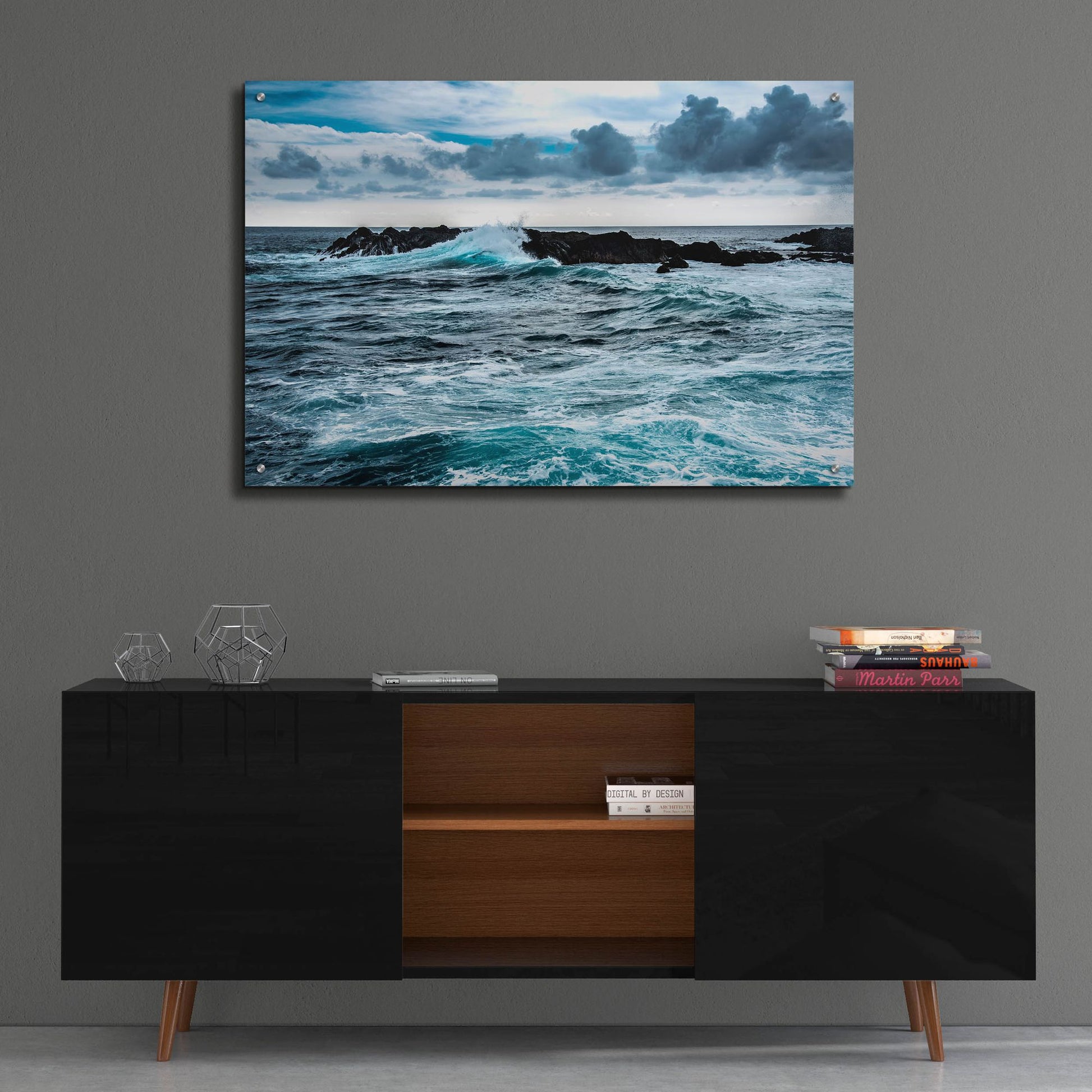 Epic Art 'Wind And Wave' by Verne Varona, Acrylic Glass Wall Art,36x24