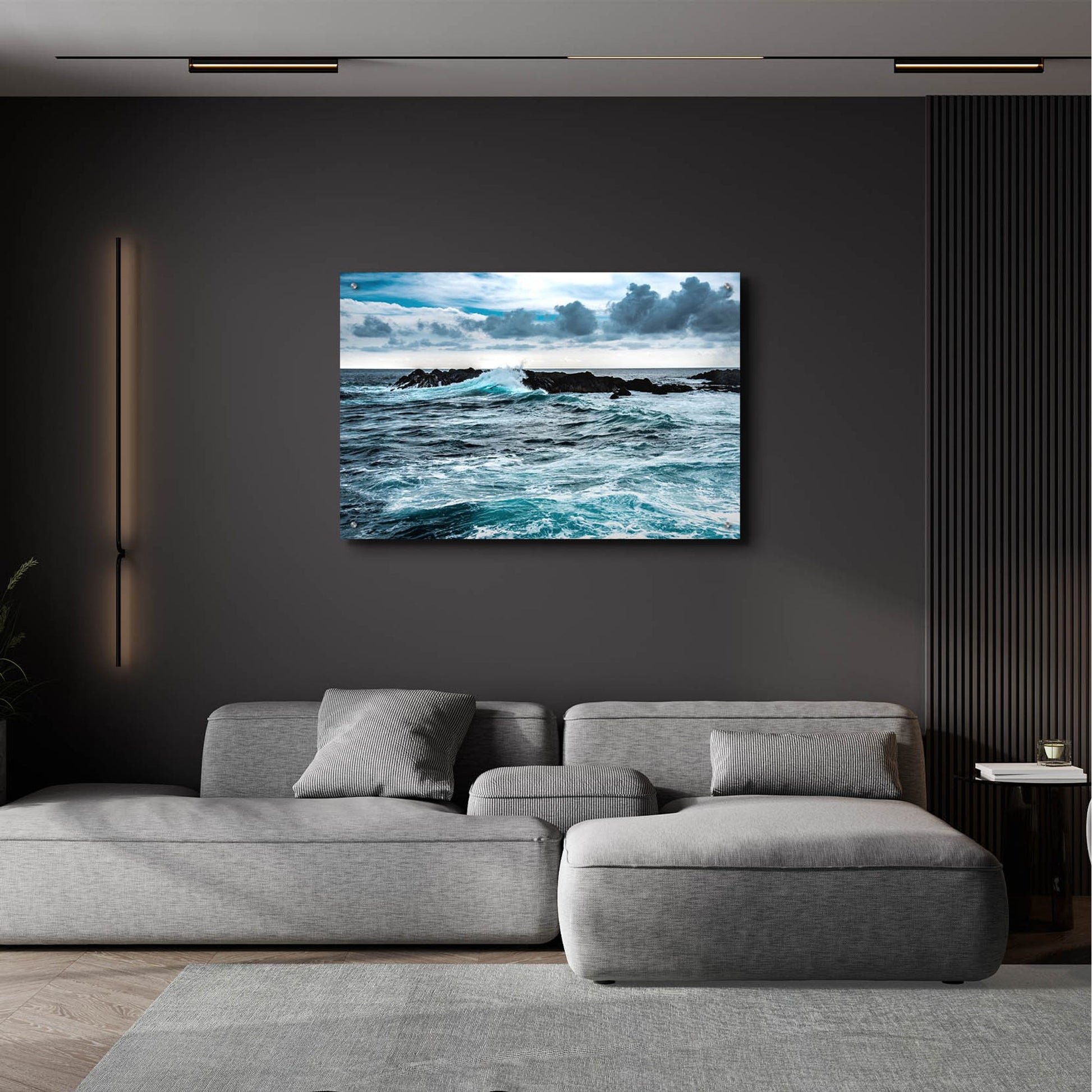 Epic Art 'Wind And Wave' by Verne Varona, Acrylic Glass Wall Art,36x24