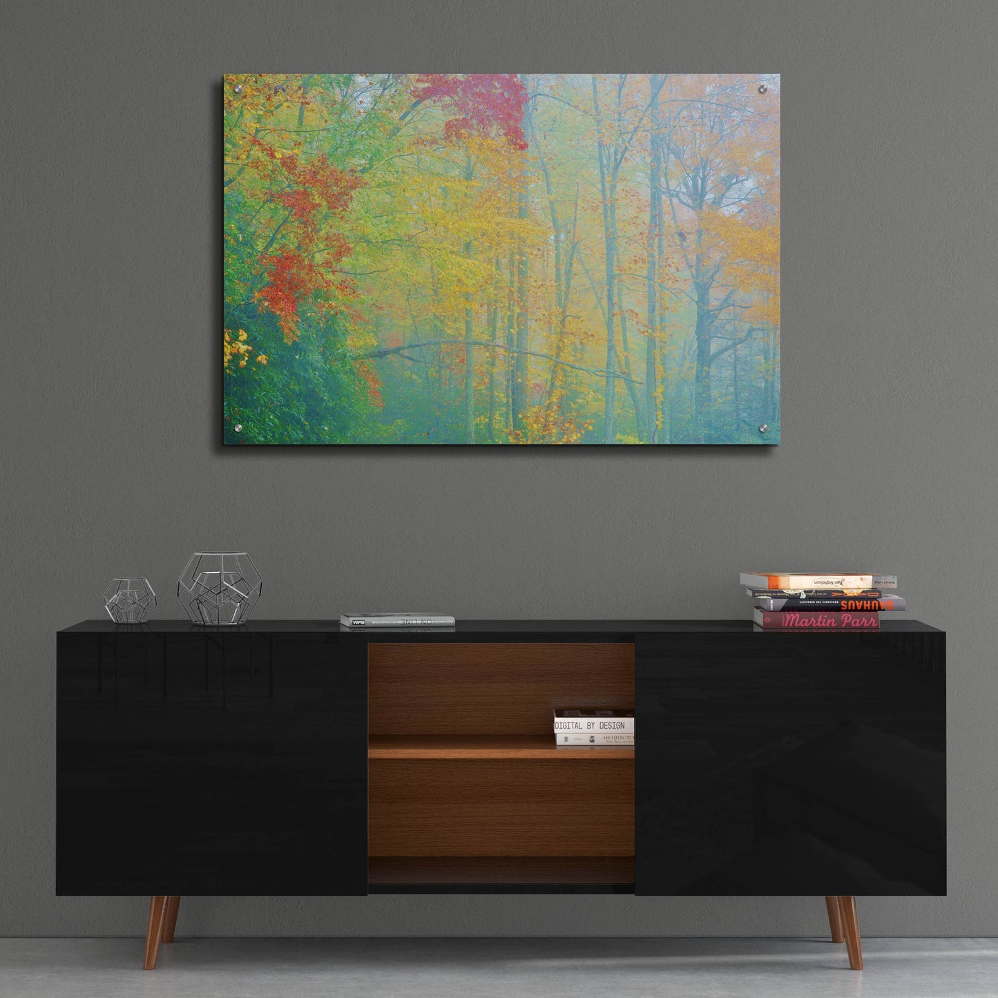 Epic Art 'Autumn'S Palette' by Steve Vaughn, Acrylic Glass Wall Art,36x24