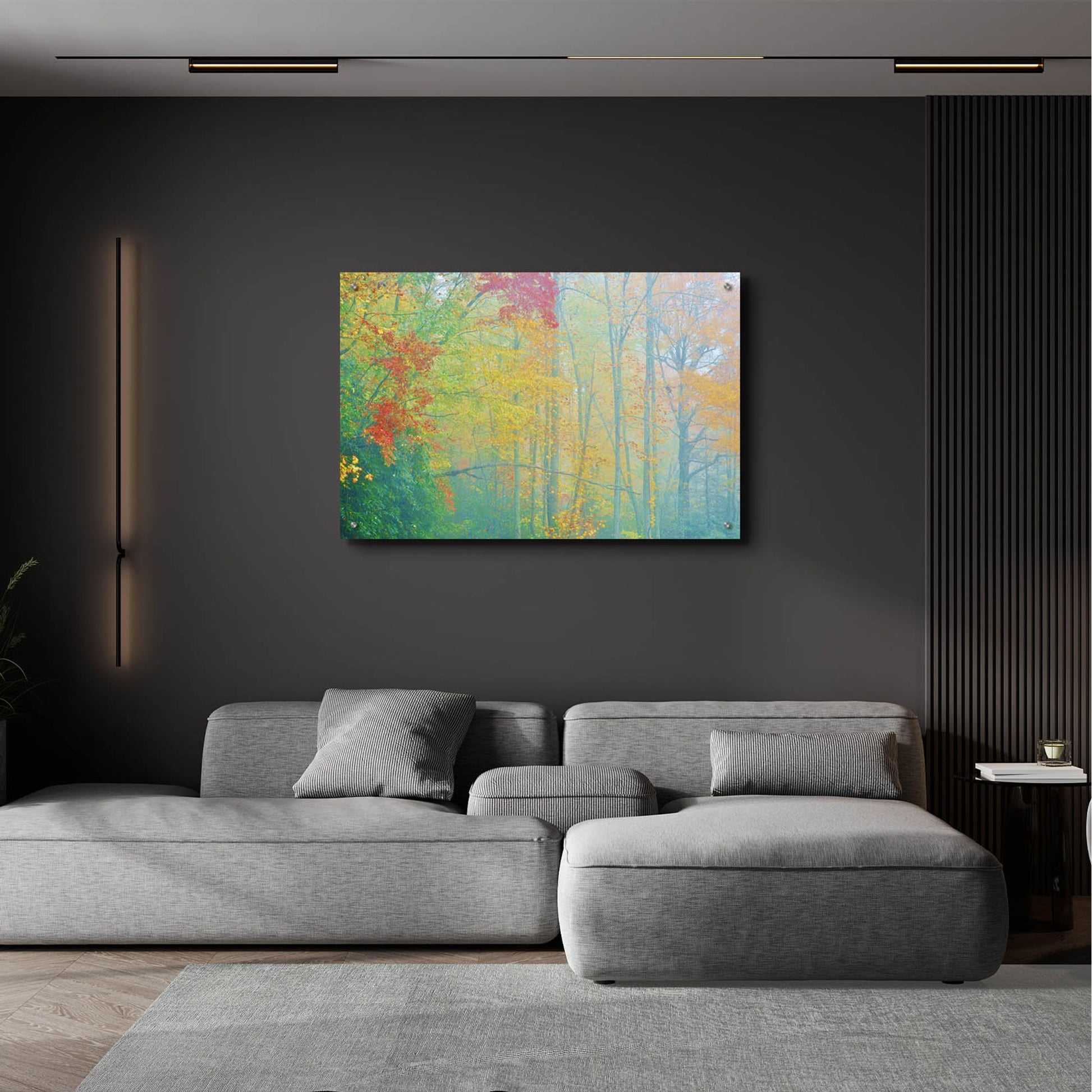 Epic Art 'Autumn'S Palette' by Steve Vaughn, Acrylic Glass Wall Art,36x24