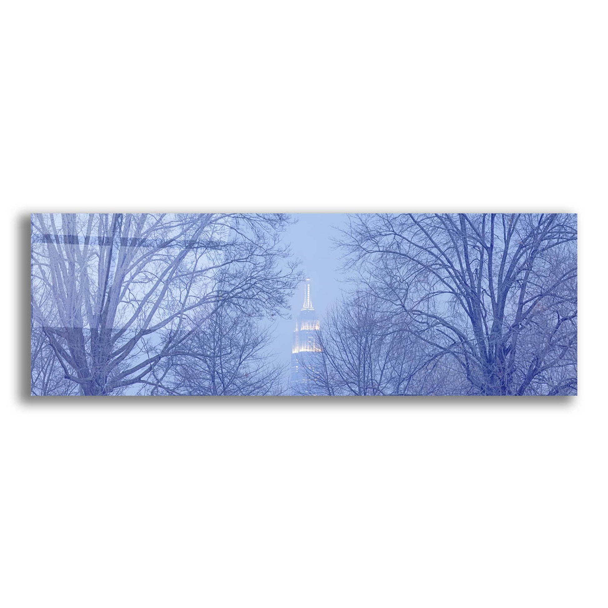 Epic Art 'Nyc Winter' by Steve Vaughn, Acrylic Glass Wall Art