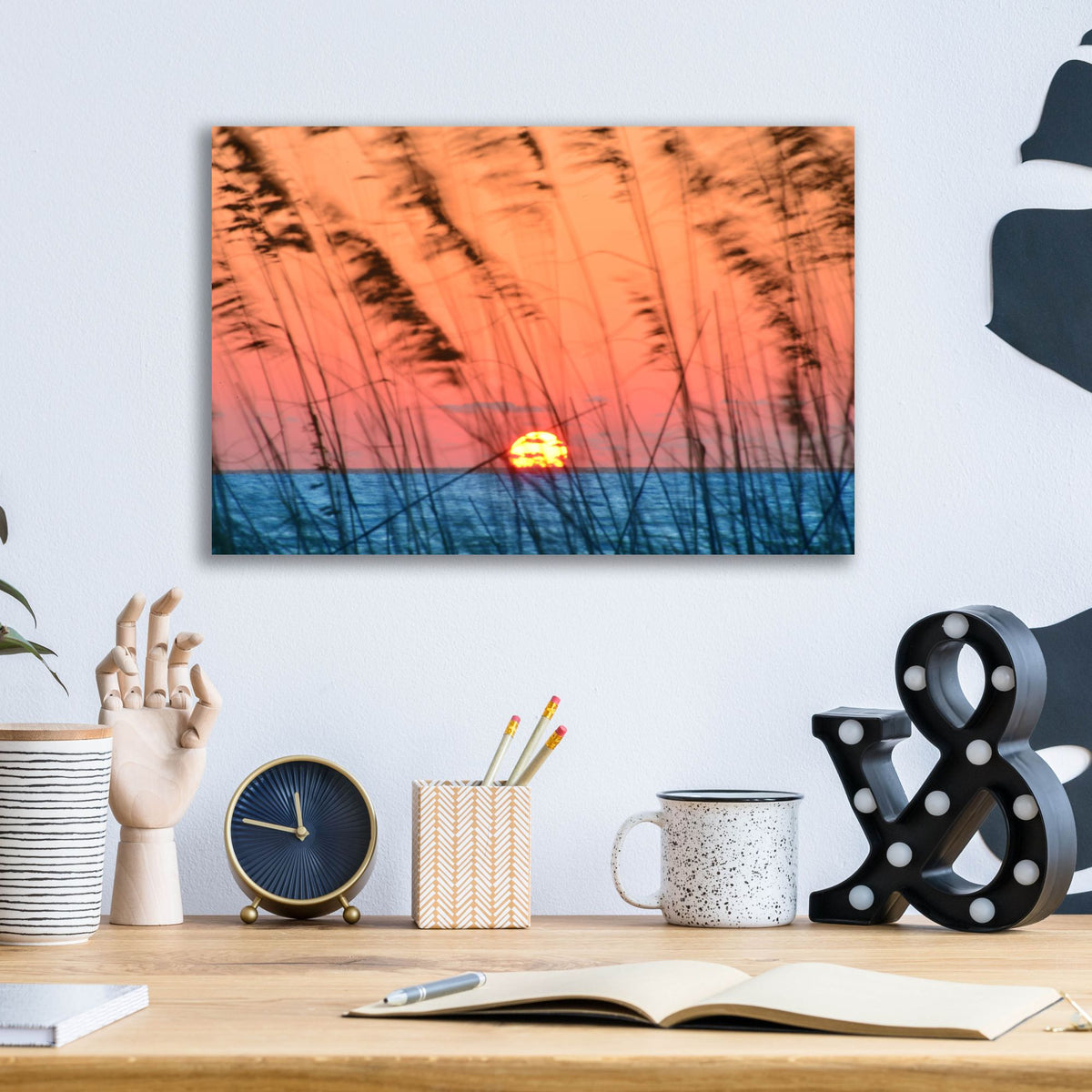 Epic Art 'Sun Dance' by Steve Vaughn, Acrylic Glass Wall Art,16x12