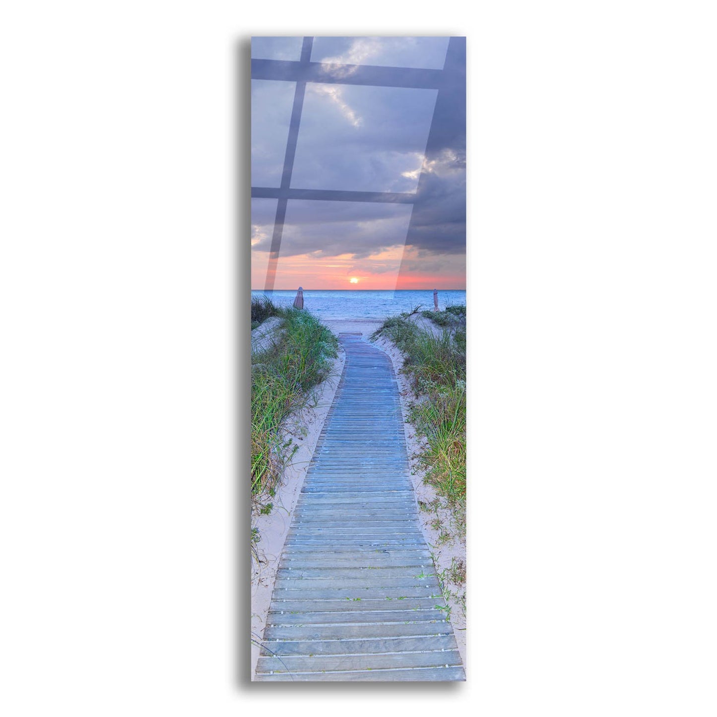 Epic Art 'Sunrise Boardwalk' by Steve Vaughn, Acrylic Glass Wall Art