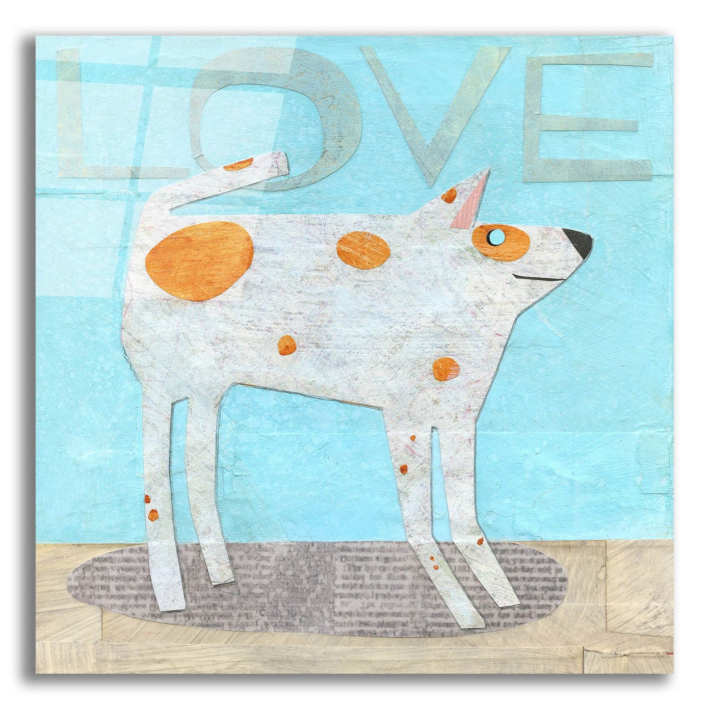 Epic Art 'Faithful Friend' by Judy Verhoeven, Acrylic Glass Wall Art