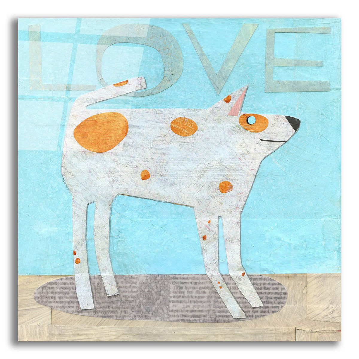 Epic Art 'Faithful Friend' by Judy Verhoeven, Acrylic Glass Wall Art