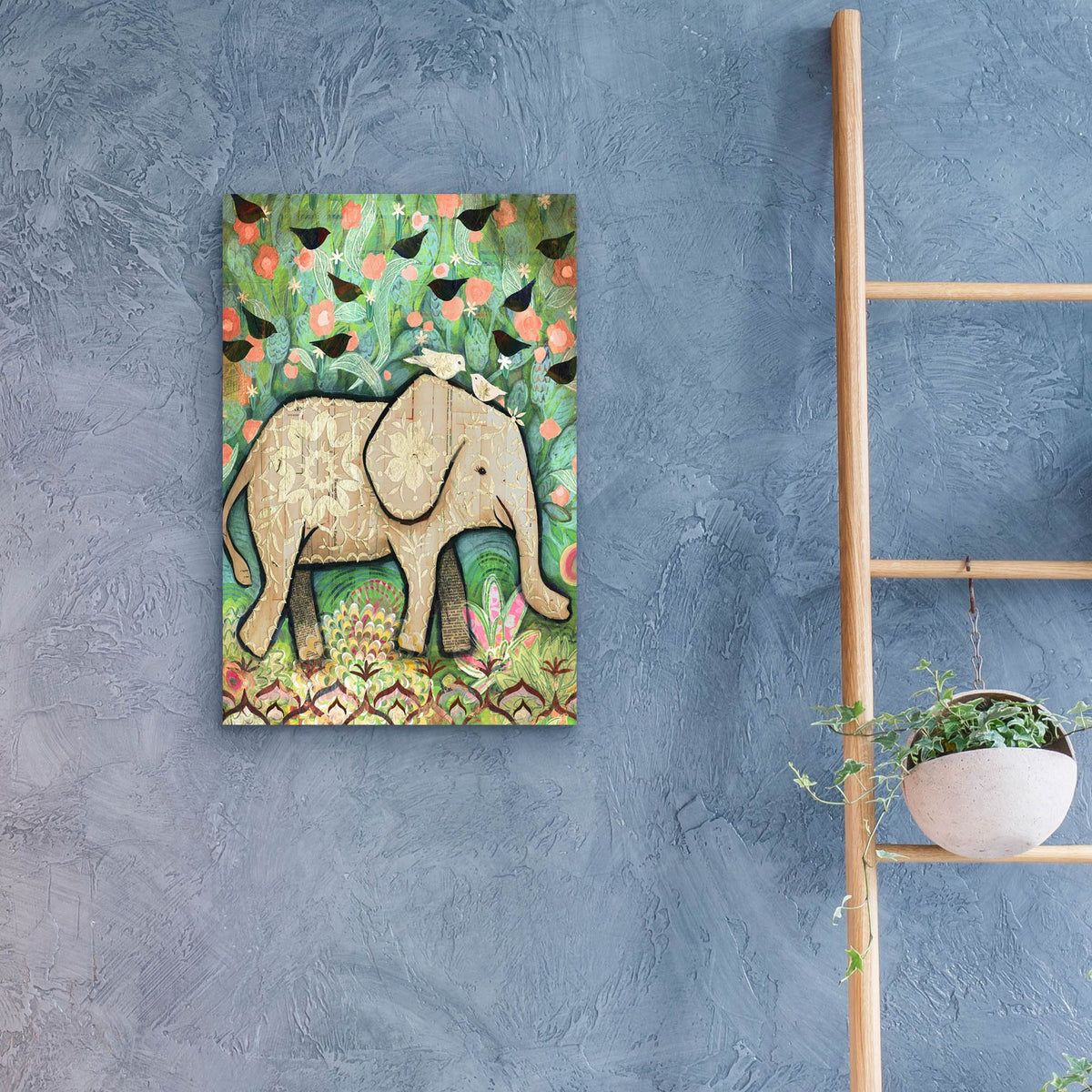 Epic Art 'Kiss For Srini' by Judy Verhoeven, Acrylic Glass Wall Art,16x24