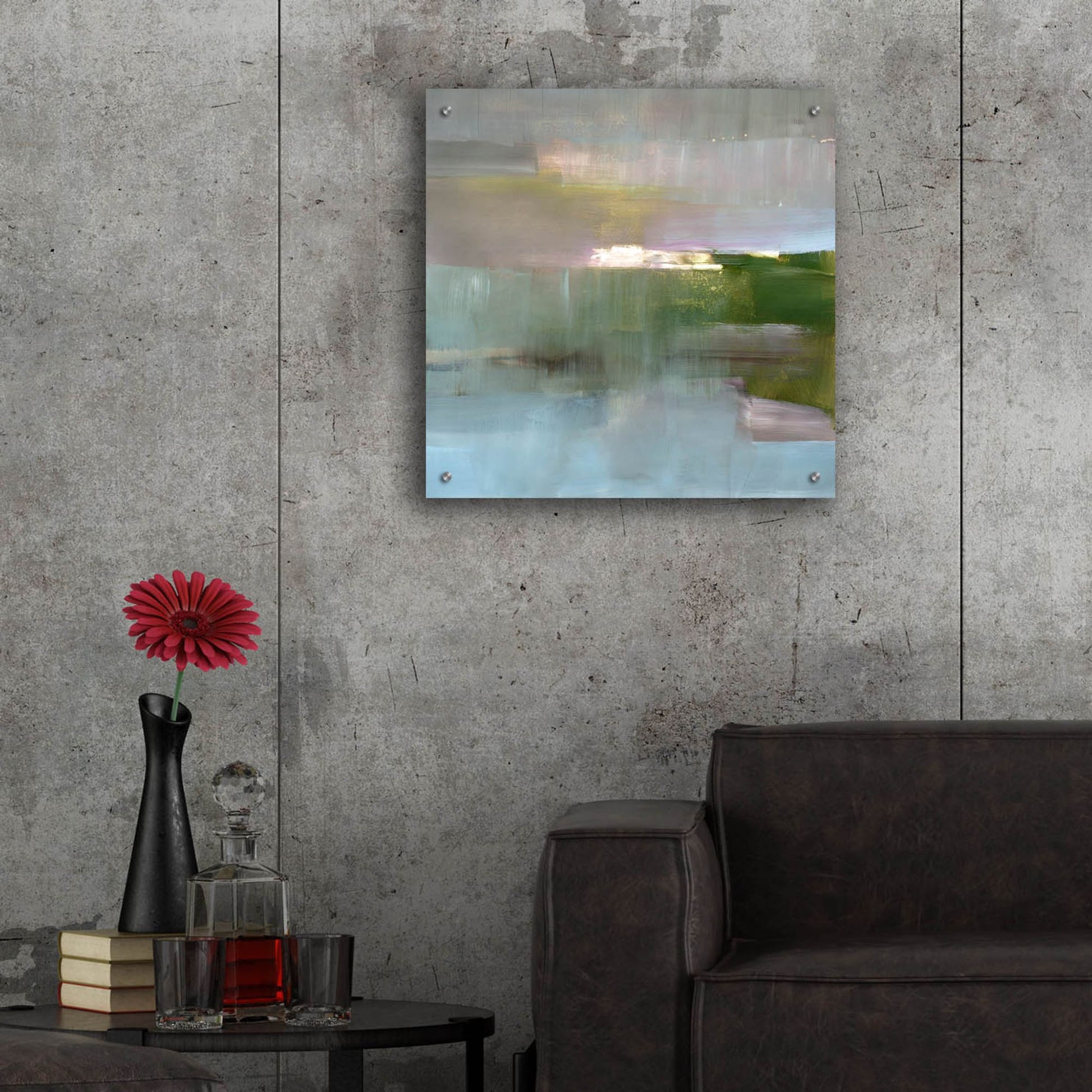 Epic Art 'Spatial Composition 07 10 2019' by Stephanie Villafane, Acrylic Glass Wall Art,24x24