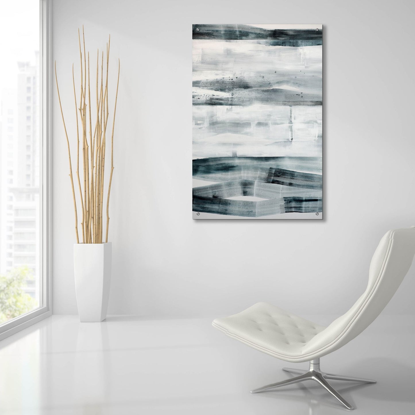 Epic Art 'Spatial Composition 16 07 2014' by Stephanie Villafane, Acrylic Glass Wall Art,24x36