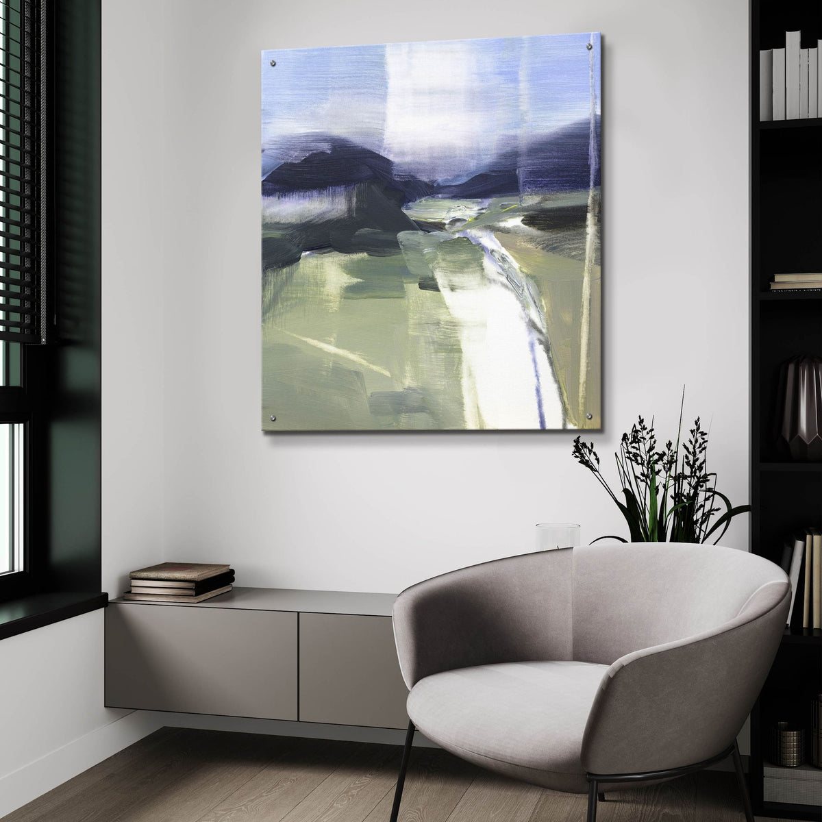 Epic Art 'Spatial Composition 18 09 2017' by Stephanie Villafane, Acrylic Glass Wall Art,36x36