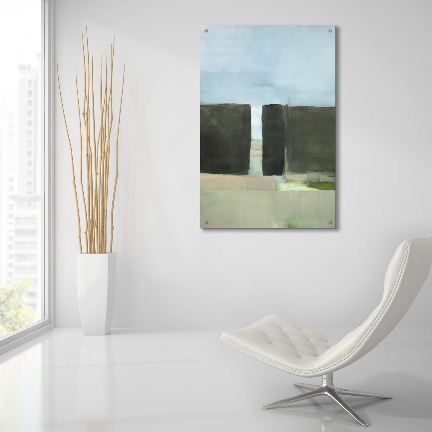 Epic Art 'Spatial Composition 20 10 2019' by Stephanie Villafane, Acrylic Glass Wall Art,24x36