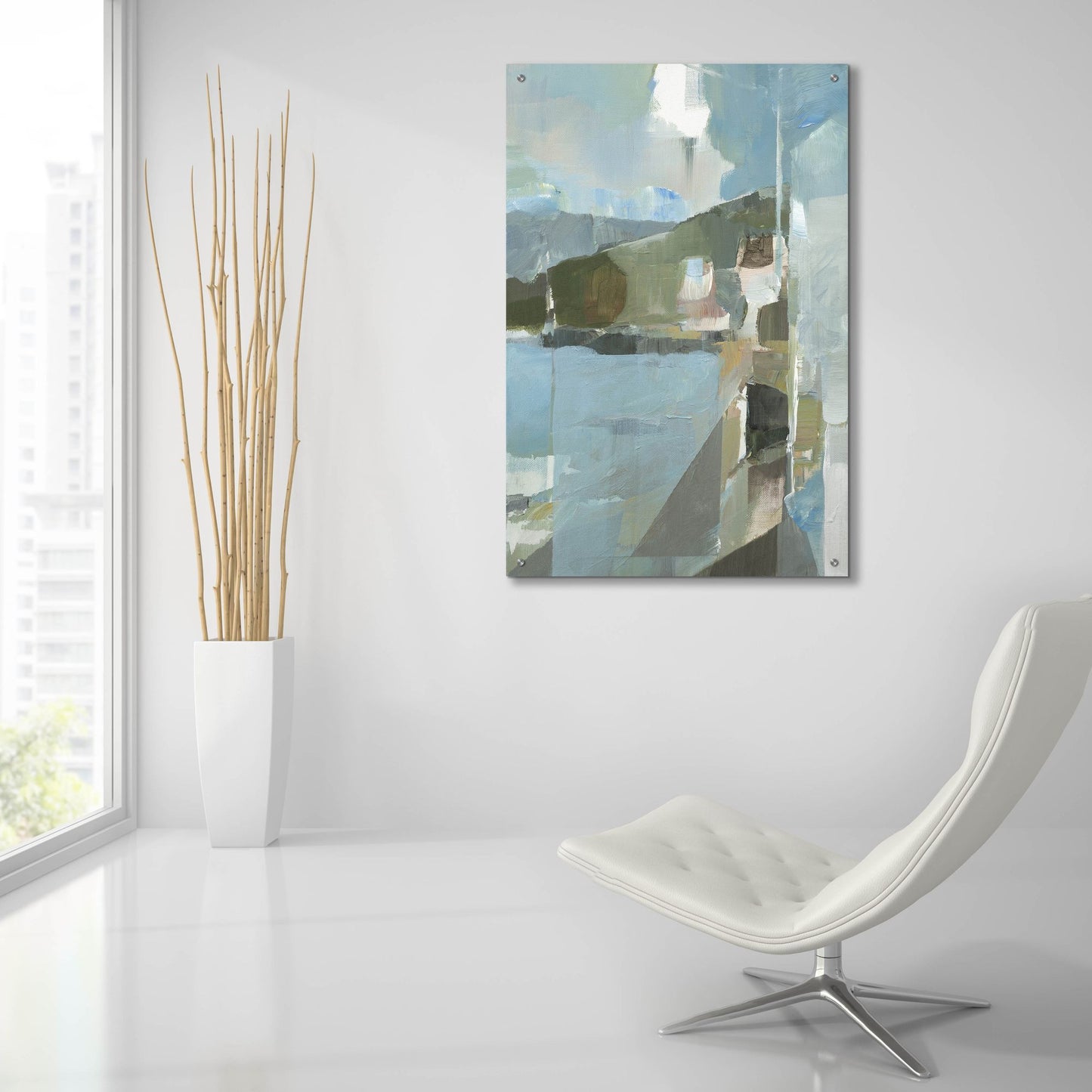 Epic Art 'Spatial Composition 28 12 2018' by Stephanie Villafane, Acrylic Glass Wall Art,24x36