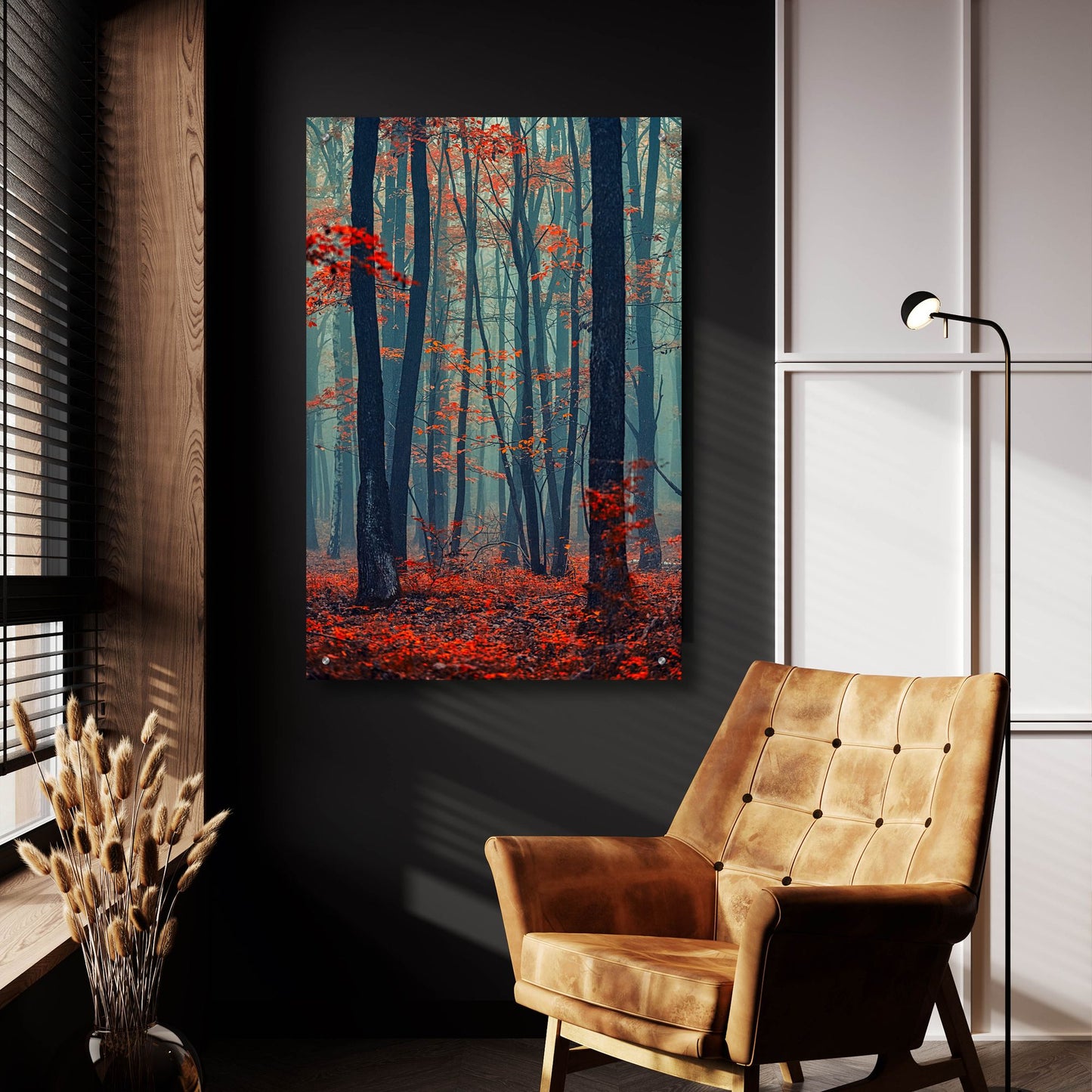 Epic Art 'Autumn Forest In The Mist' by Igor Vitomirov, Acrylic Glass Wall Art,24x36