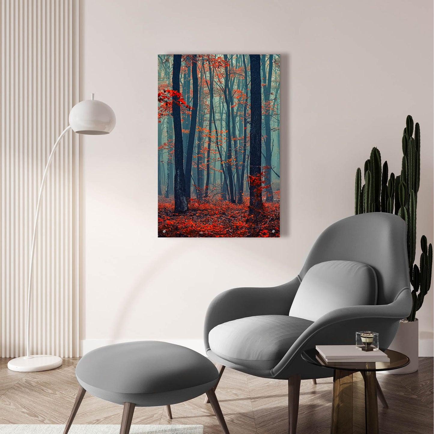 Epic Art 'Autumn Forest In The Mist' by Igor Vitomirov, Acrylic Glass Wall Art,24x36