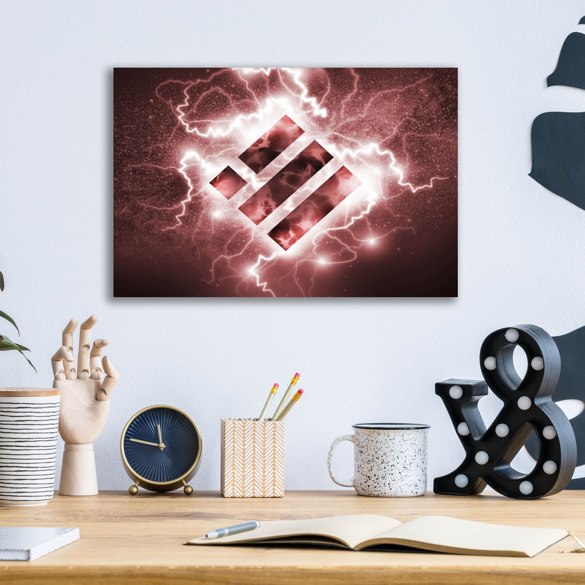 Epic Art 'Crypto Eclipse Binance Bnb' by Epic Portfolio, Acrylic Glass Wall Art,16x12