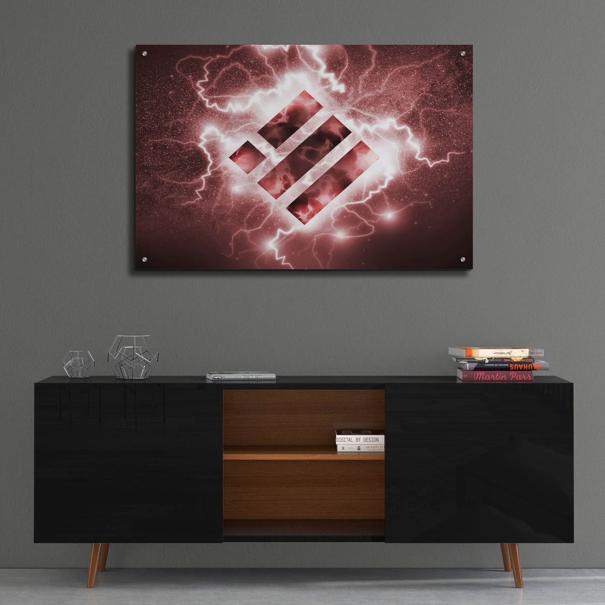 Epic Art 'Crypto Eclipse Binance Bnb' by Epic Portfolio, Acrylic Glass Wall Art,36x24