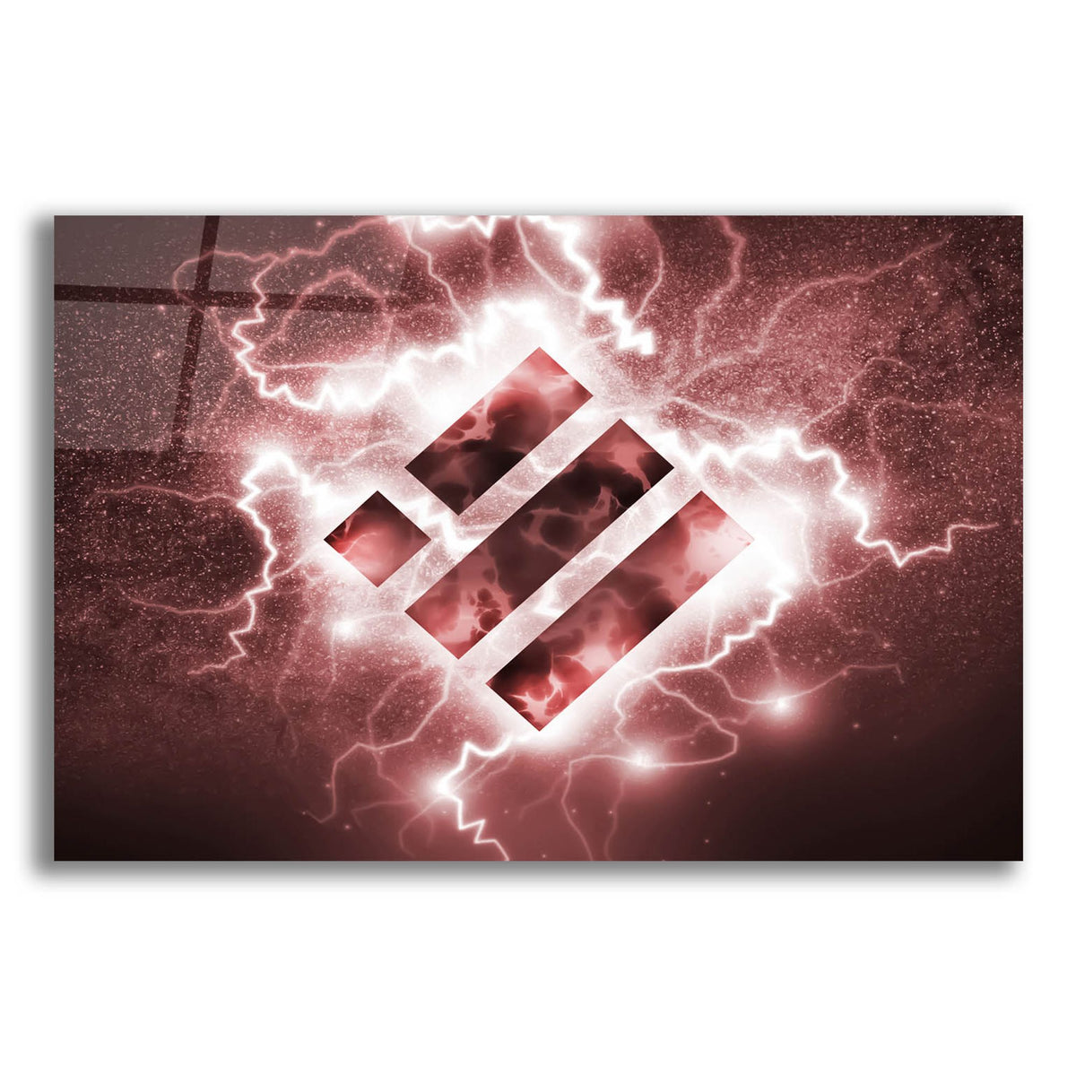 Epic Art 'Crypto Eclipse Binance Bnb' by Epic Portfolio, Acrylic Glass Wall Art