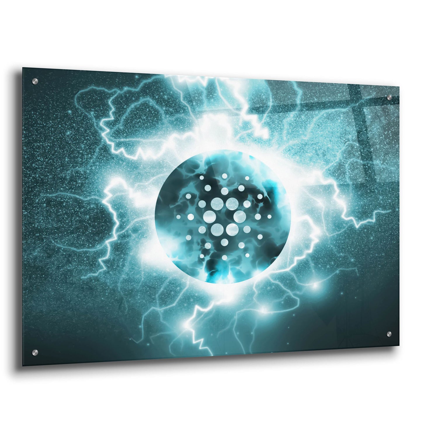 Epic Art 'Crypto Eclipse Cardano Ada' by Epic Portfolio, Acrylic Glass Wall Art,36x24