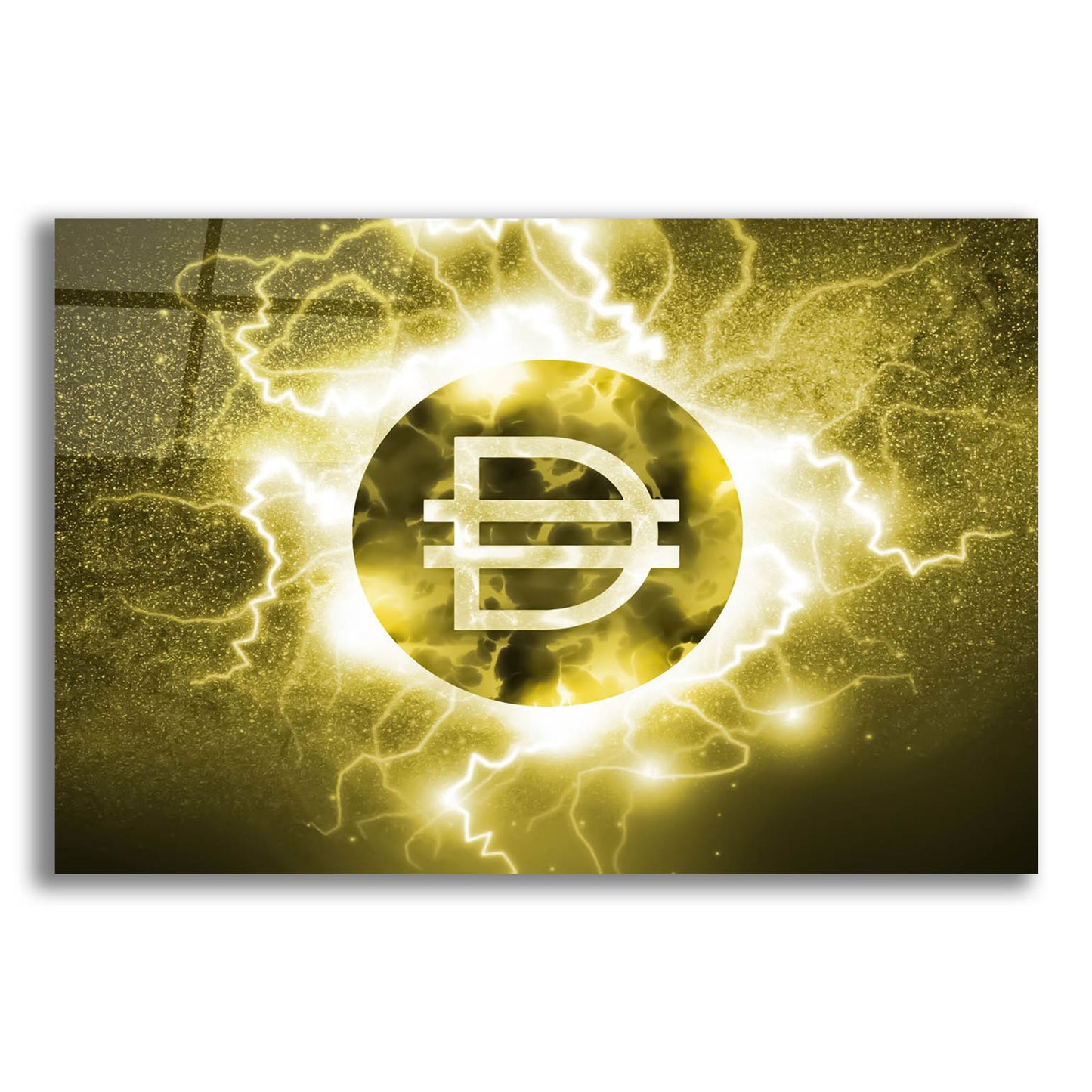 Epic Art 'Crypto Eclipse Dai' by Epic Portfolio, Acrylic Glass Wall Art