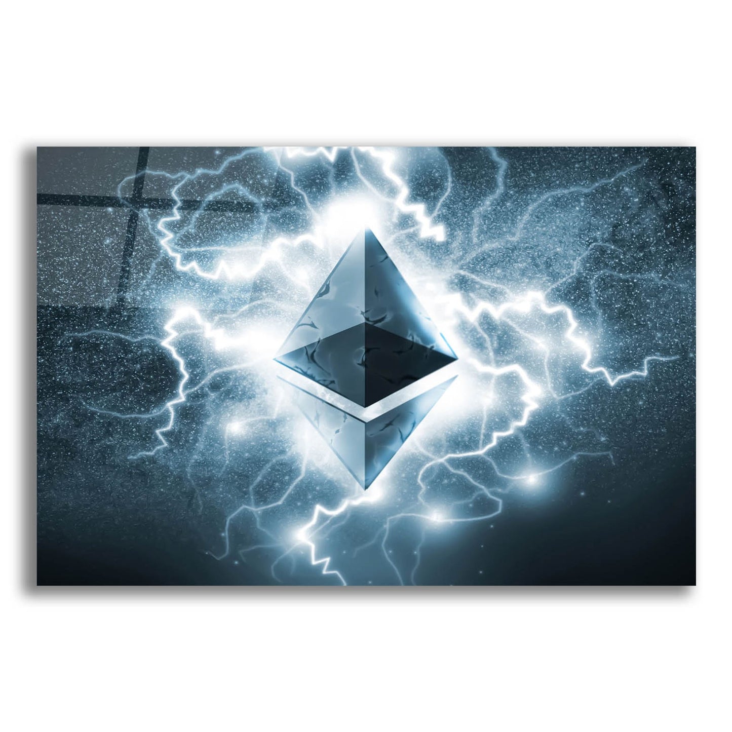 Epic Art 'Crypto Eclipse Ethereum Eth' by Epic Portfolio, Acrylic Glass Wall Art,24x16