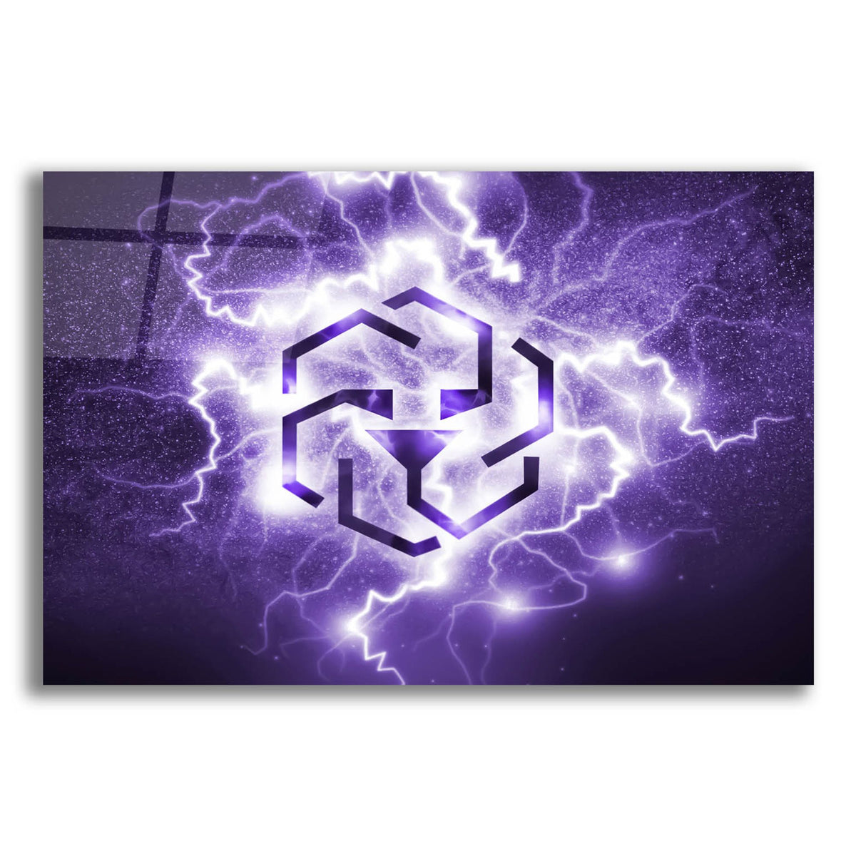 Epic Art 'Crypto Eclipse Leo' by Epic Portfolio, Acrylic Glass Wall Art