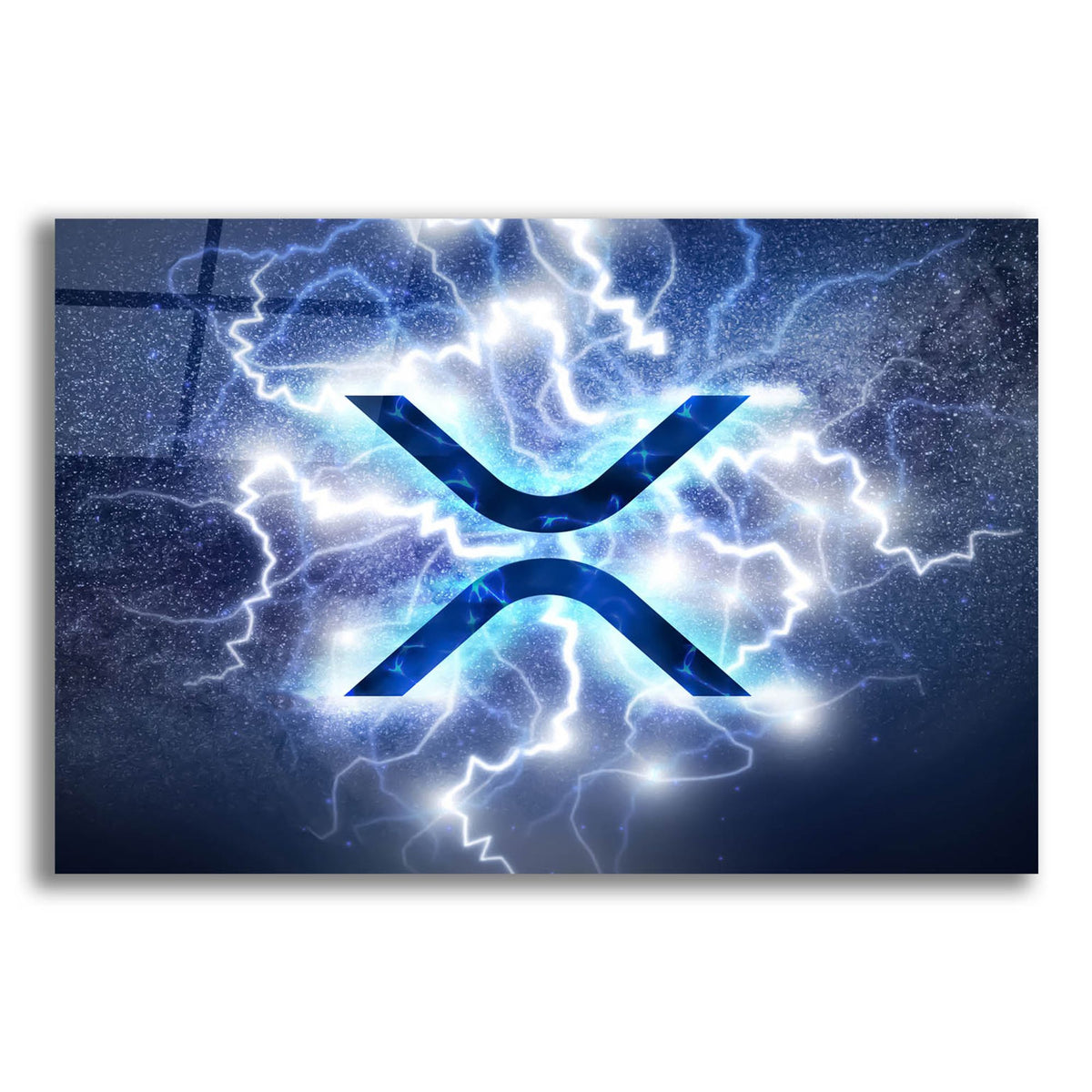 Epic Art 'Crypto Eclipse Xrp' by Epic Portfolio, Acrylic Glass Wall Art