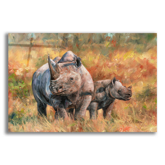 Epic Art 'Mother & Son2 by David Stribbling, Acrylic Glass Wall Art