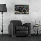 Epic Art 'Black Panther 42 by David Stribbling, Acrylic Glass Wall Art,24x16