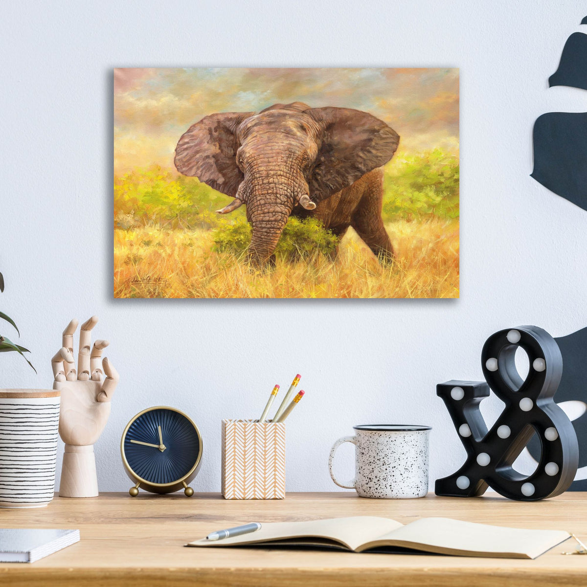 Epic Art 'Afternoon Snack2 by David Stribbling, Acrylic Glass Wall Art,16x12