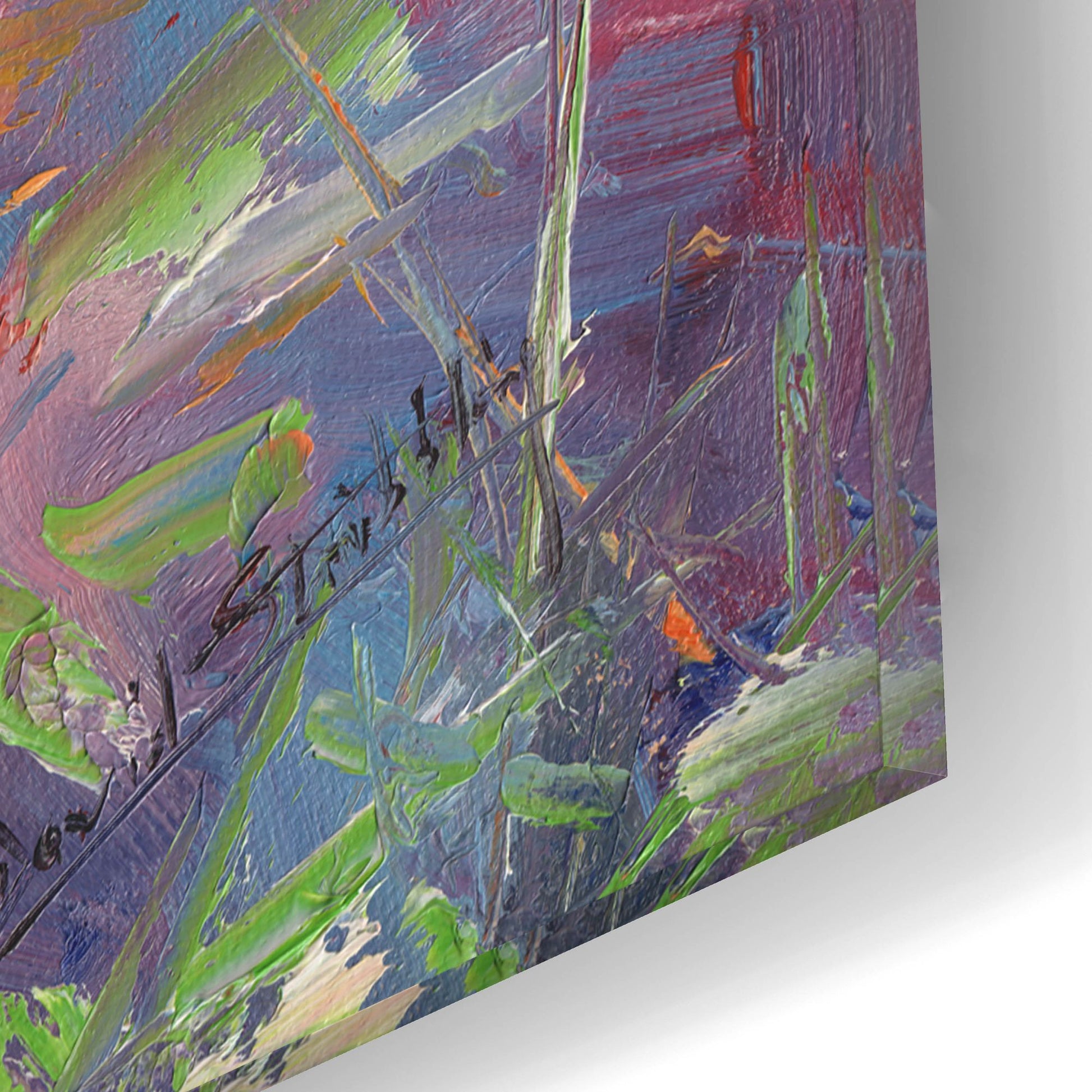 Epic Art 'Kitsune Fox2 by David Stribbling, Acrylic Glass Wall Art,16x12