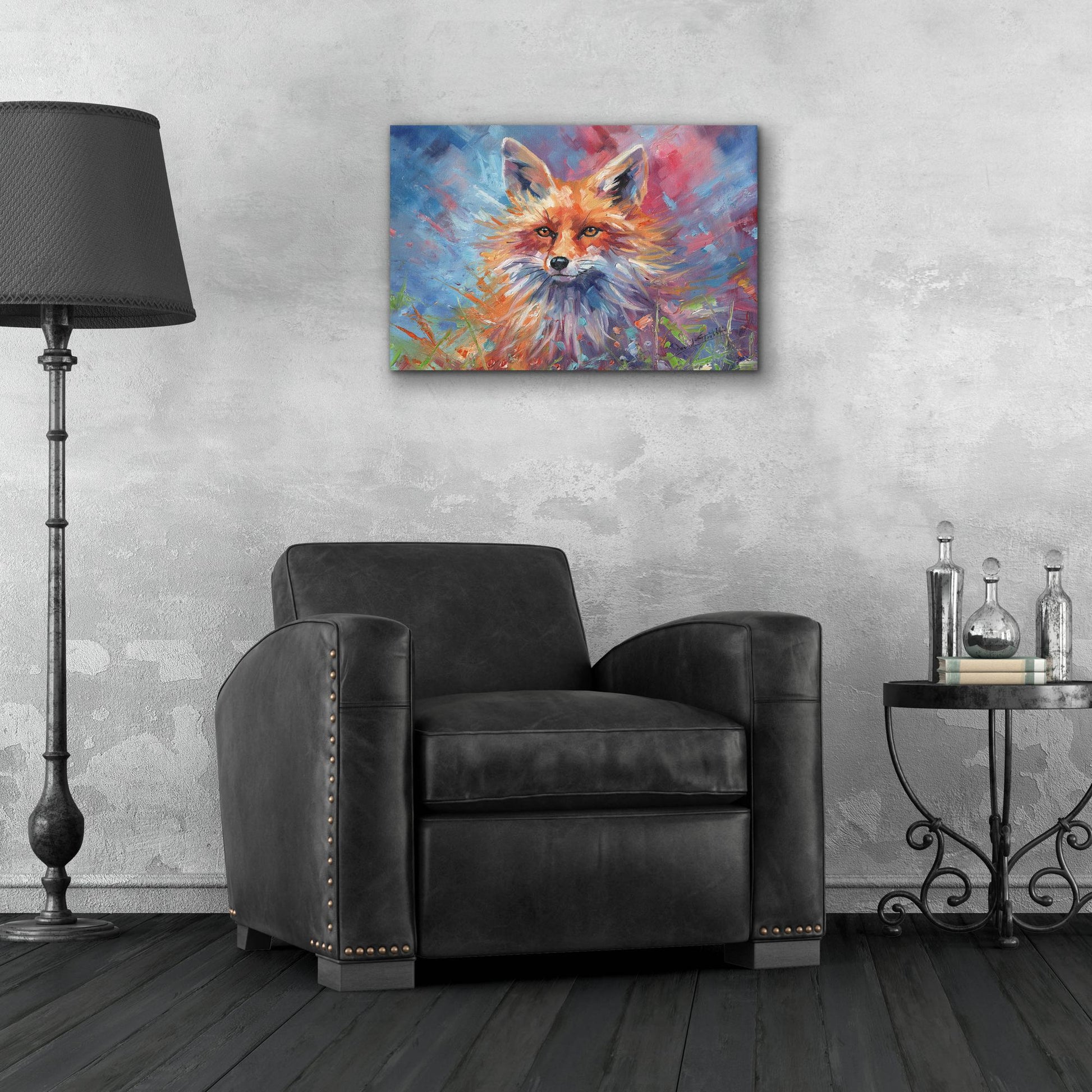 Epic Art 'Kitsune Fox2 by David Stribbling, Acrylic Glass Wall Art,24x16