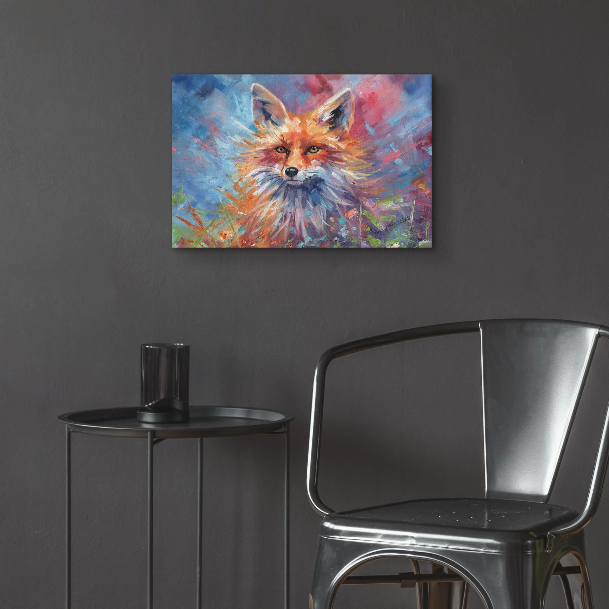 Epic Art 'Kitsune Fox2 by David Stribbling, Acrylic Glass Wall Art,24x16