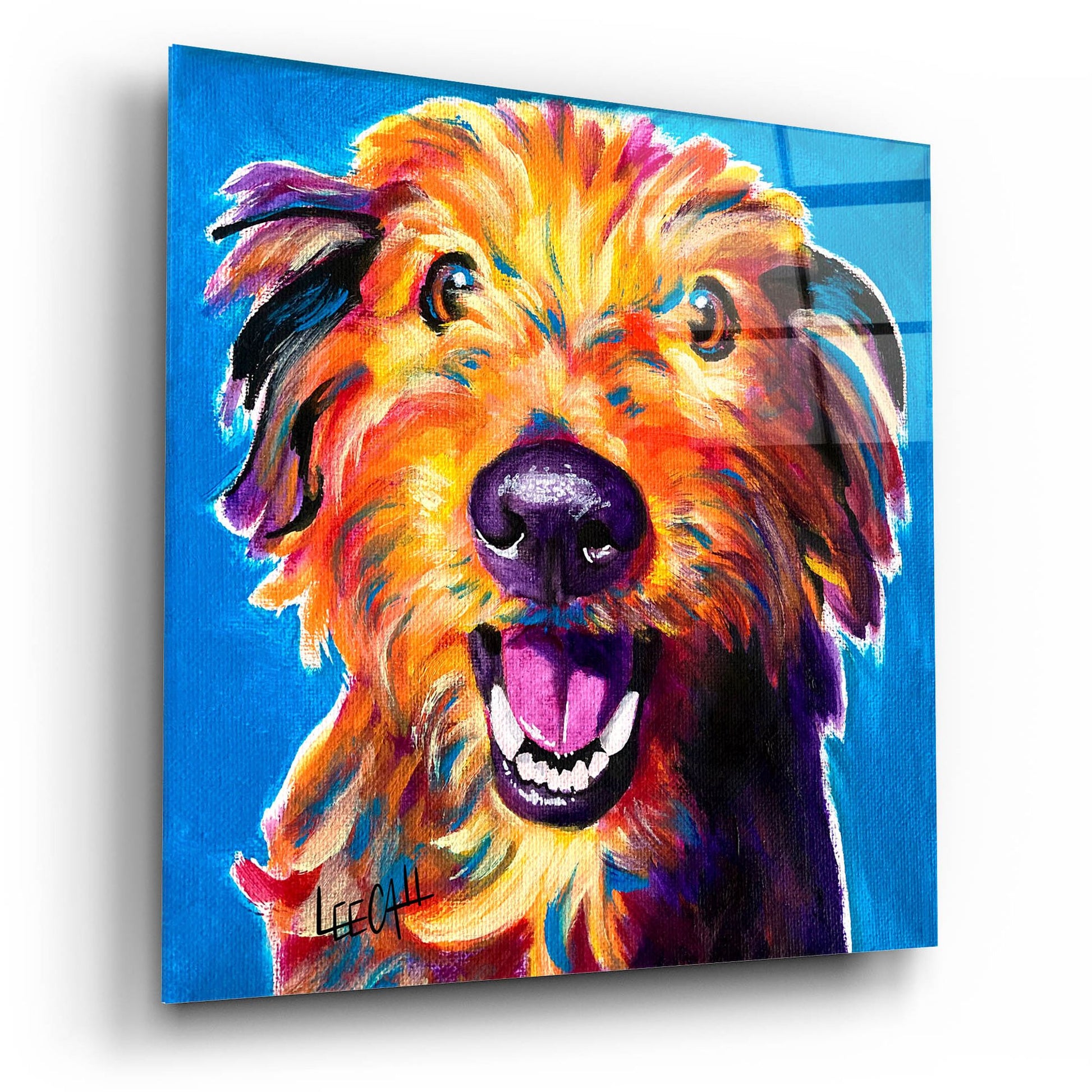 Epic Art 'Cutie Pie' by Dawg Painter, Acrylic Glass Wall Art,12x12