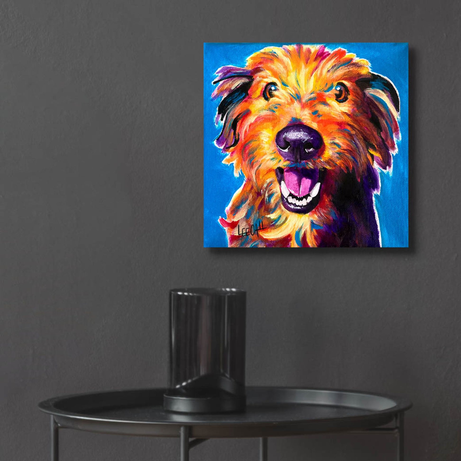 Epic Art 'Cutie Pie' by Dawg Painter, Acrylic Glass Wall Art,12x12