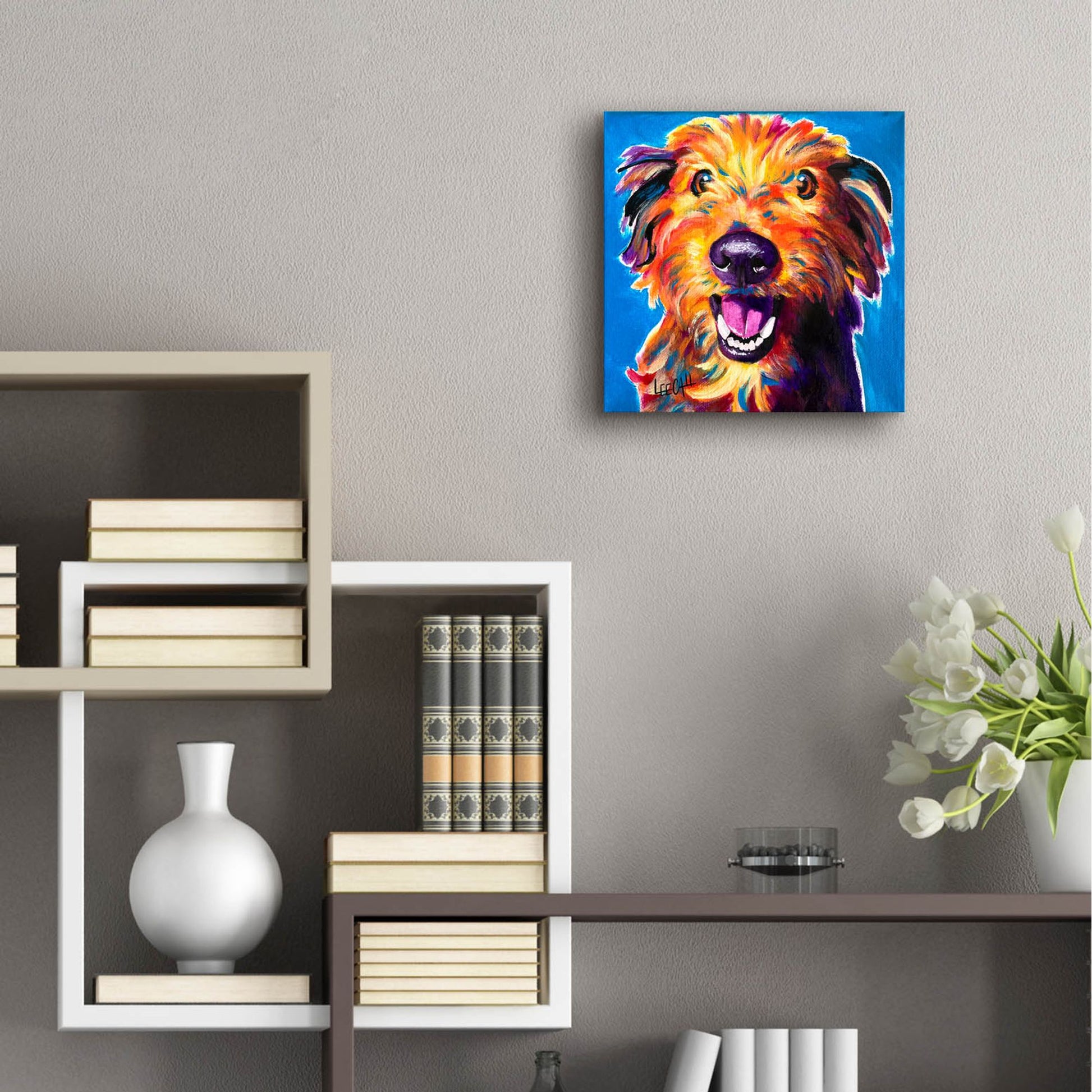 Epic Art 'Cutie Pie' by Dawg Painter, Acrylic Glass Wall Art,12x12