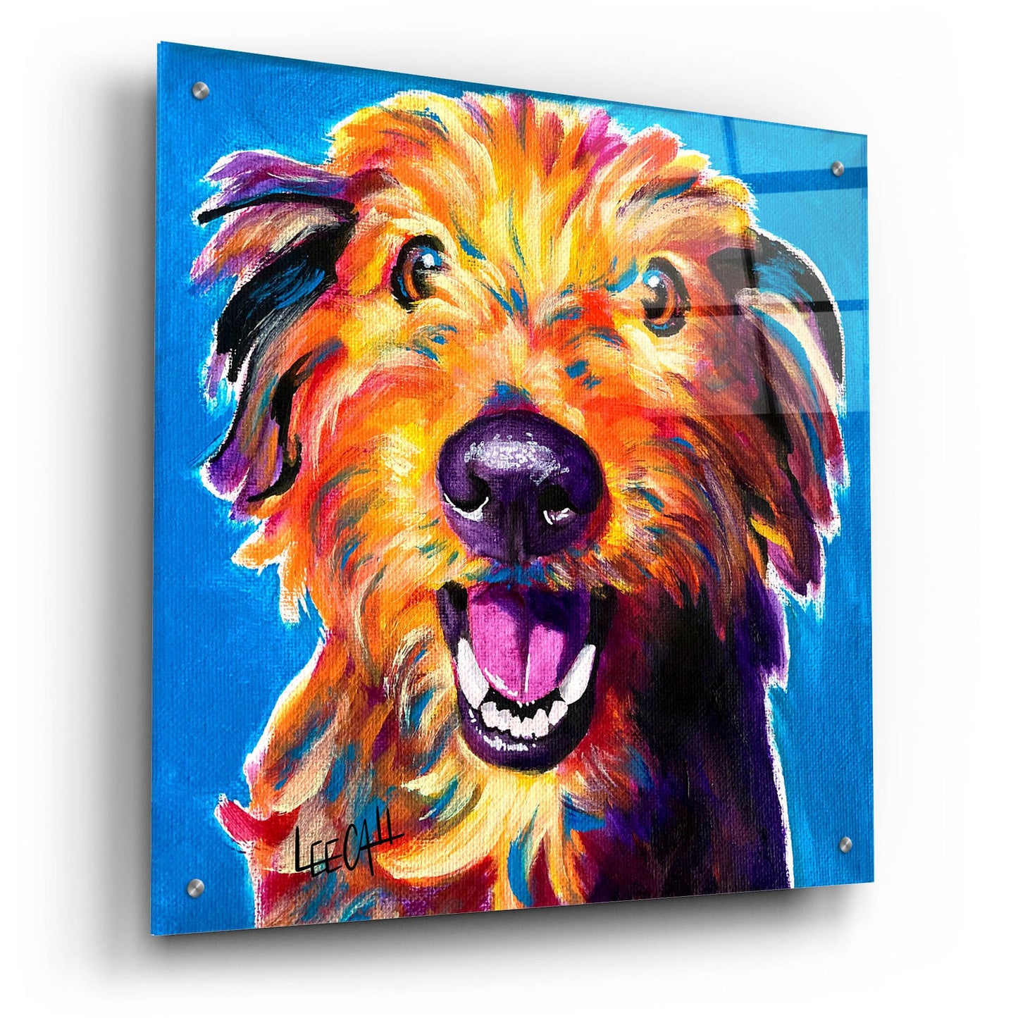 Epic Art 'Cutie Pie' by Dawg Painter, Acrylic Glass Wall Art,24x24