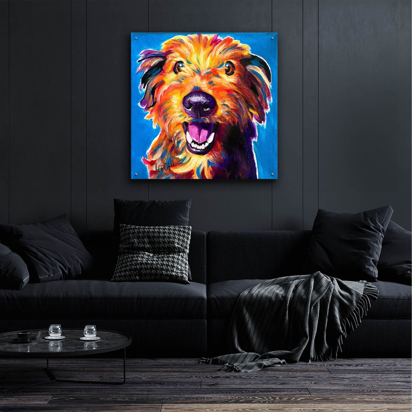 Epic Art 'Cutie Pie' by Dawg Painter, Acrylic Glass Wall Art,36x36