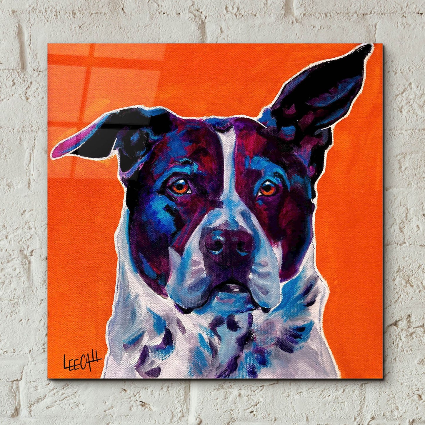 Epic Art 'Ralf' by Dawg Painter, Acrylic Glass Wall Art,12x12