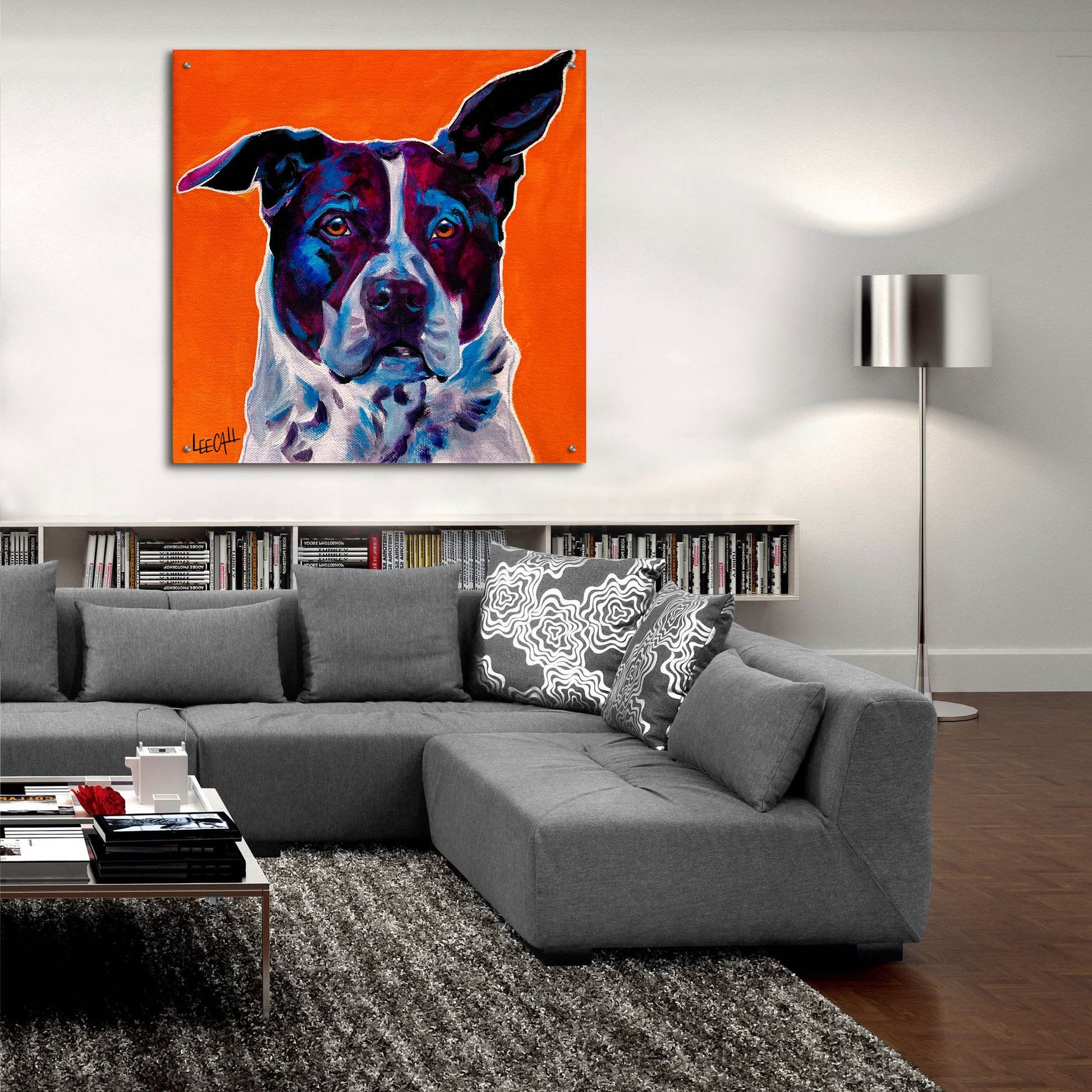 Epic Art 'Ralf' by Dawg Painter, Acrylic Glass Wall Art,36x36