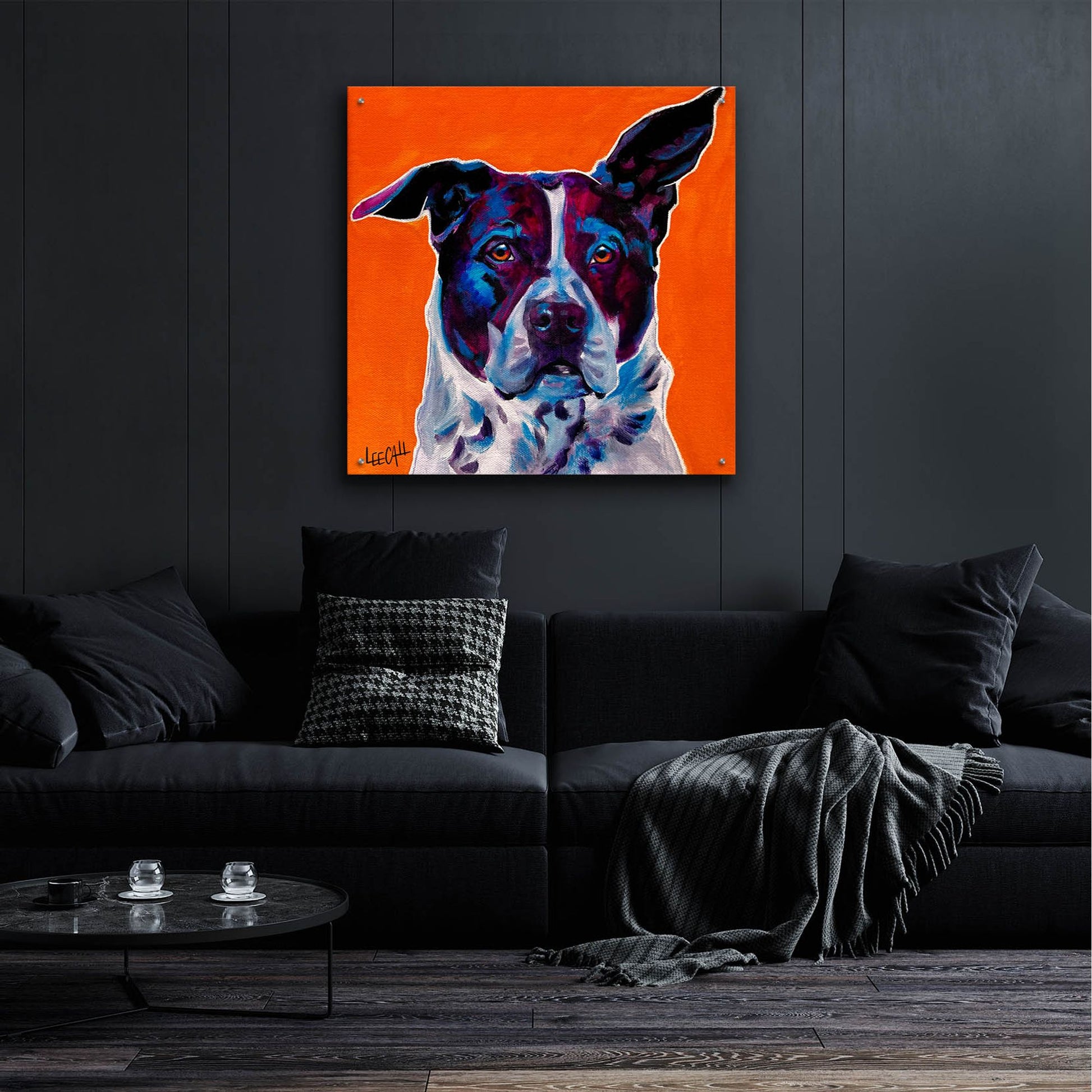 Epic Art 'Ralf' by Dawg Painter, Acrylic Glass Wall Art,36x36