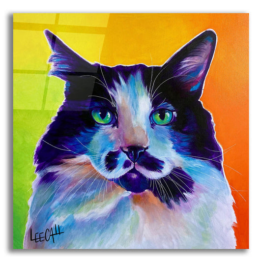 Epic Art 'Cat-ittude ' by Dawg Painter, Acrylic Glass Wall Art