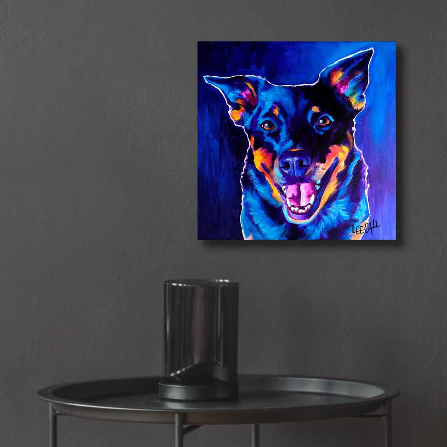 Epic Art 'Rocky' by Dawg Painter, Acrylic Glass Wall Art,12x12