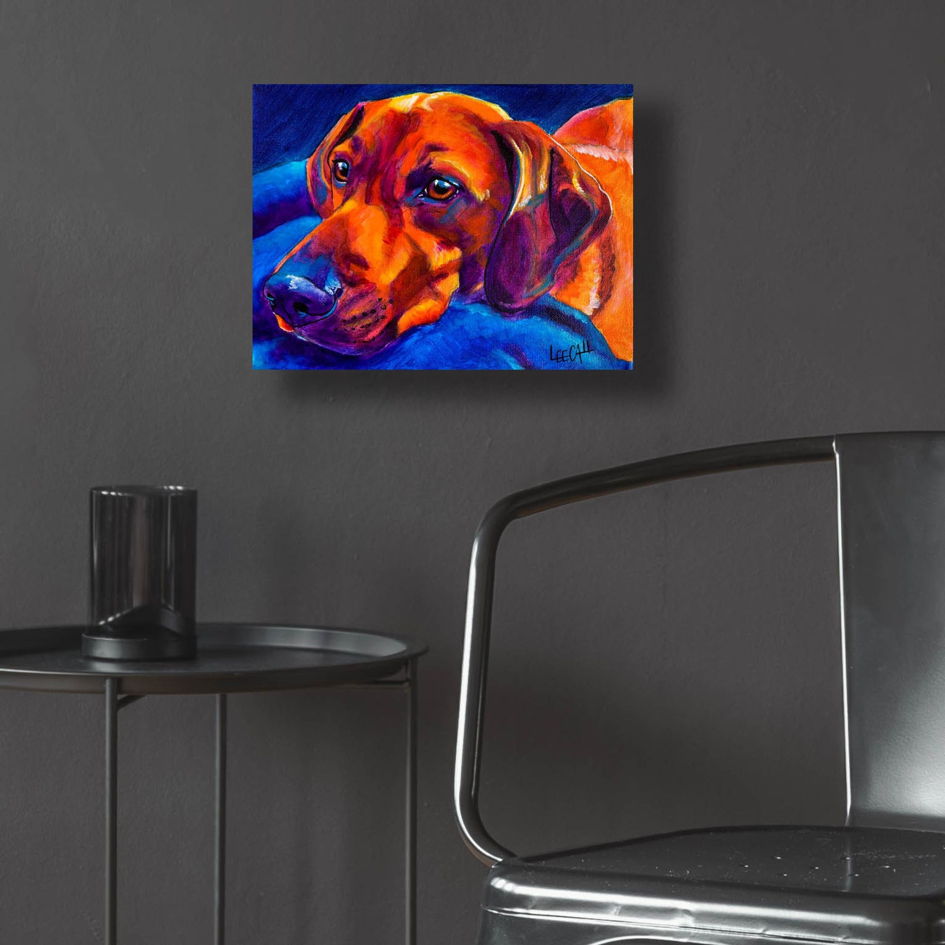 Epic Art 'Melted' by Dawg Painter, Acrylic Glass Wall Art,16x12