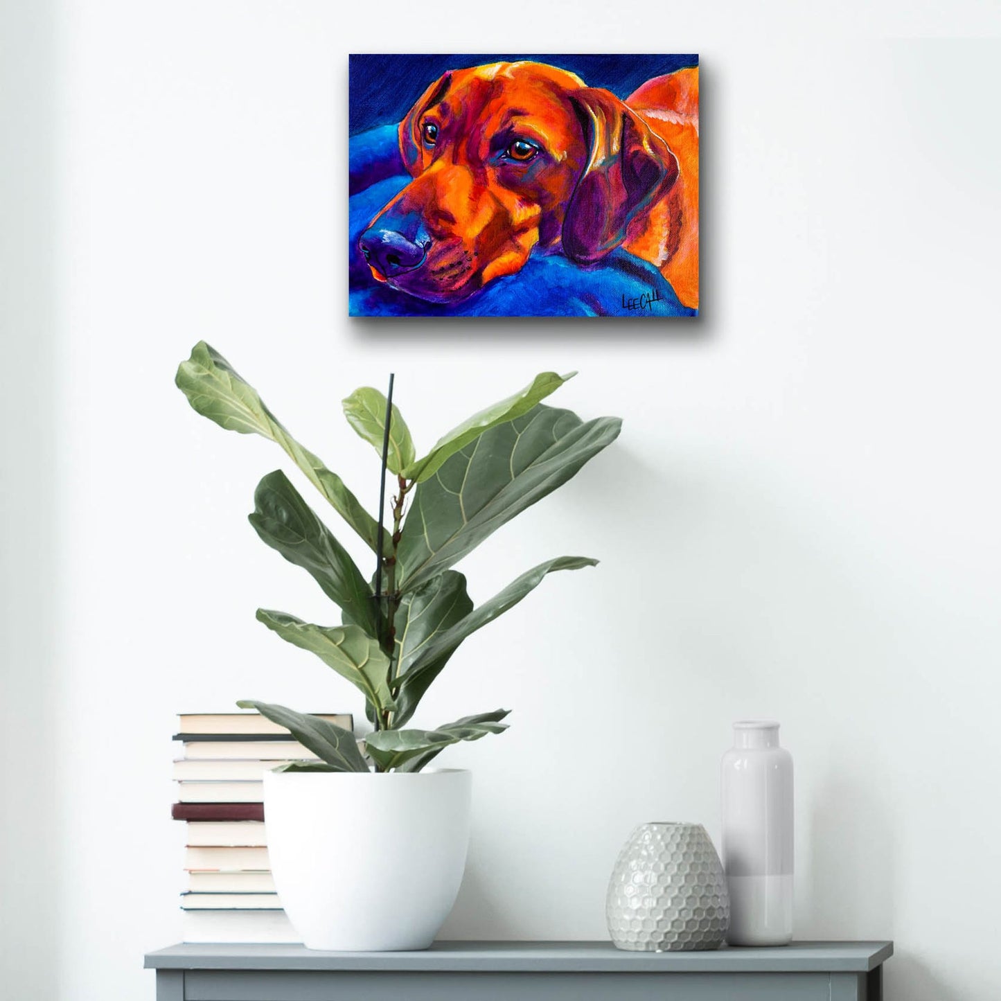 Epic Art 'Melted' by Dawg Painter, Acrylic Glass Wall Art,16x12