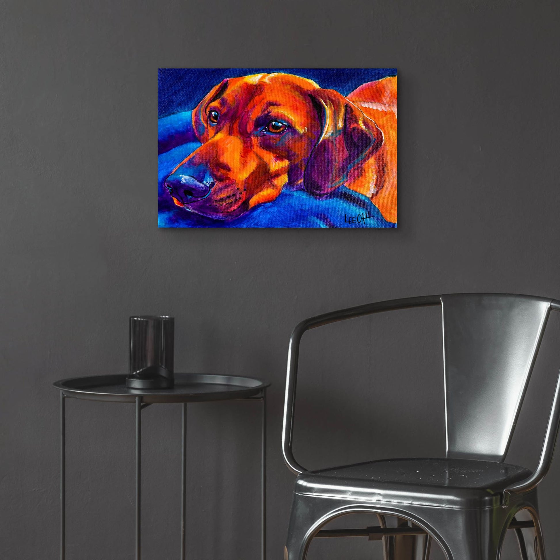 Epic Art 'Melted' by Dawg Painter, Acrylic Glass Wall Art,24x16